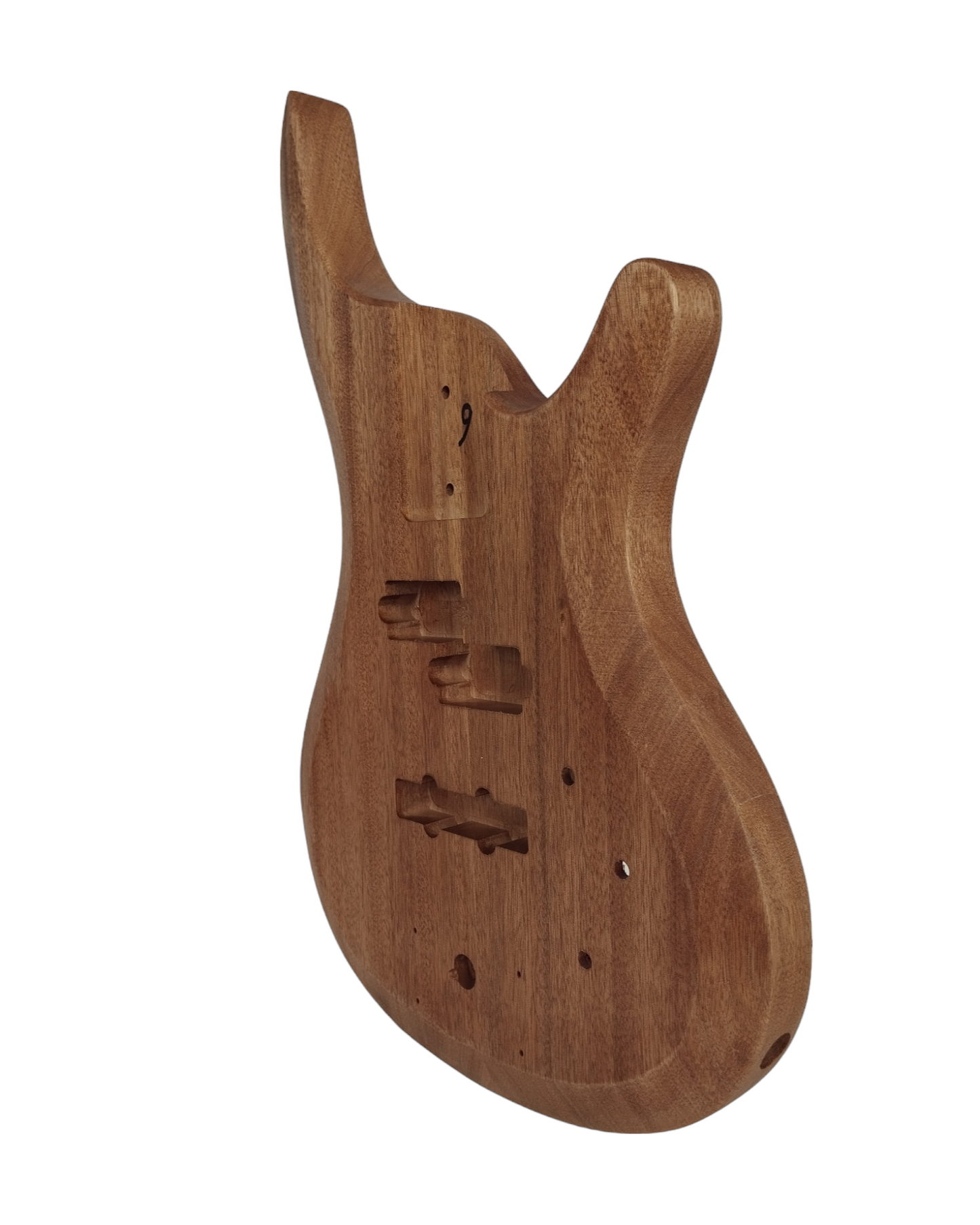B325DIY Solid mahogany body Electric Bass Guitar DIY Kit w/Bonus Picks