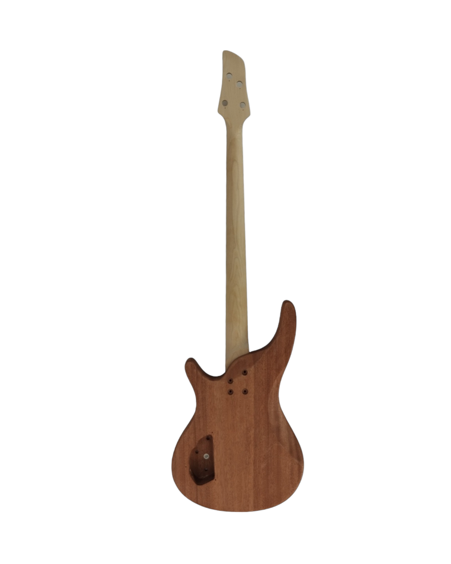 B325DIY Solid mahogany body Electric Bass Guitar DIY Kit w/Bonus Picks