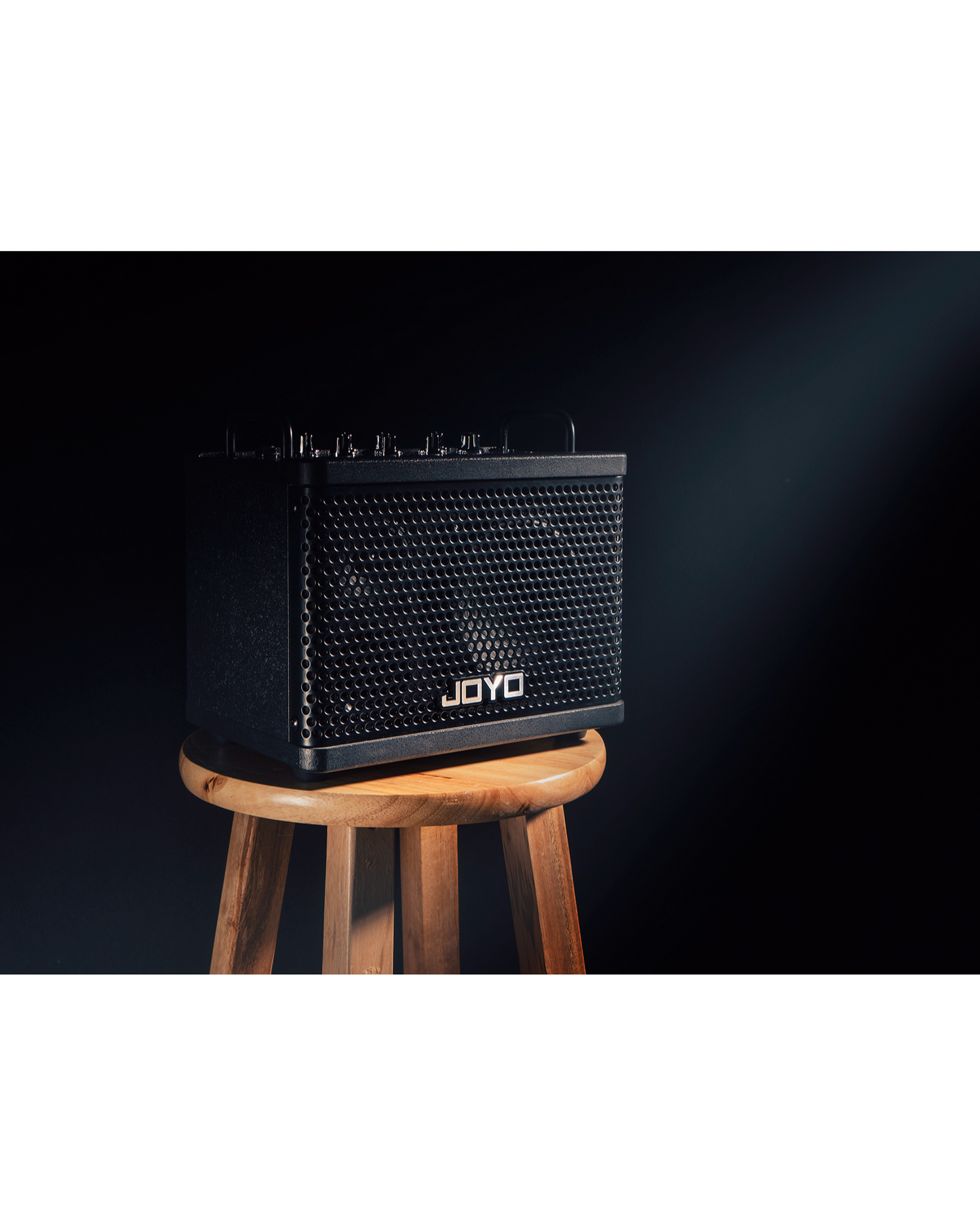 Joyo 15W Portable Digital Amp for Electric and Acoustic Guitar w/ Built-In Effects & Drum Machine - DC15S