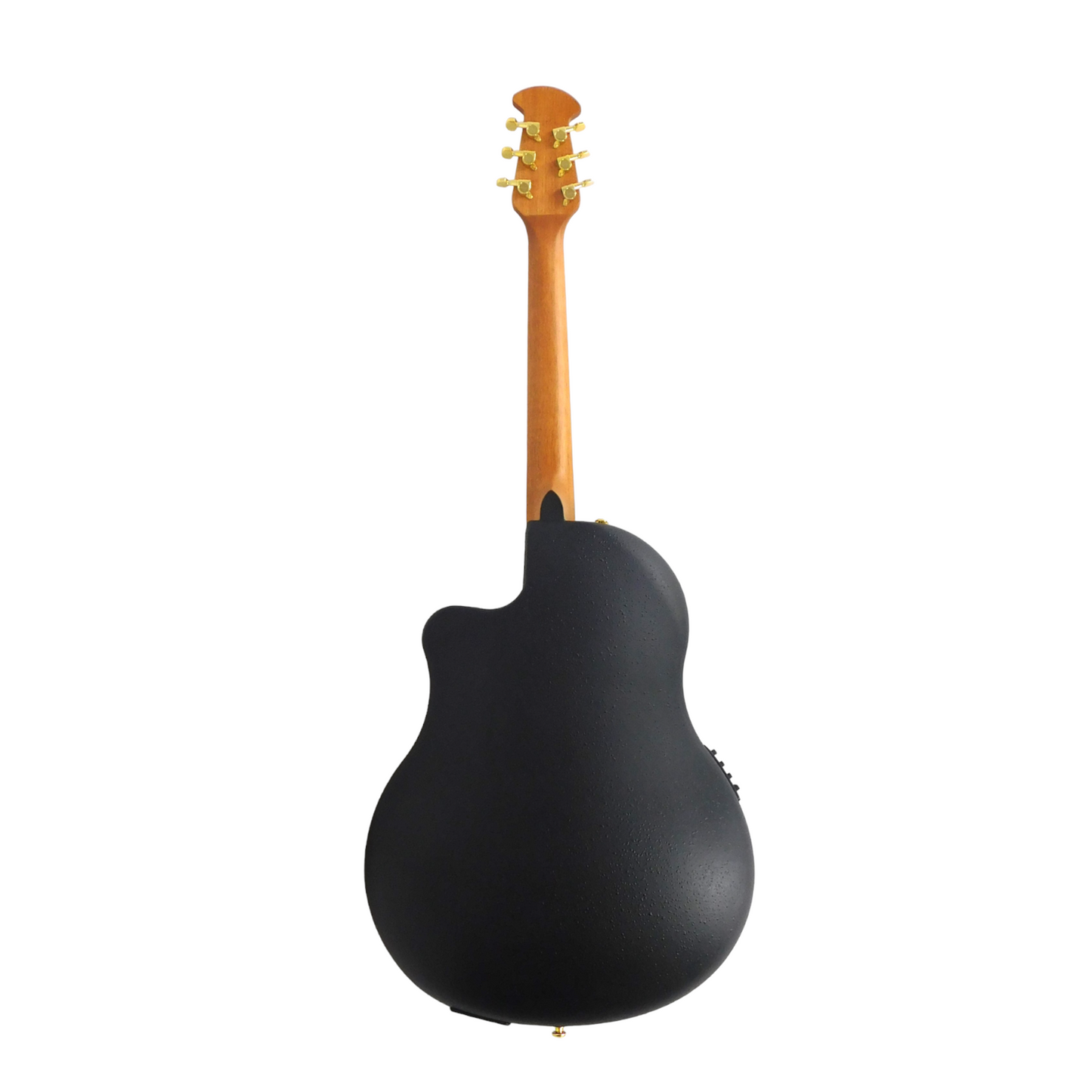 Haze SP723CEQBLS Round-Back Electric-Acoustic Guitar built in tuner + Free Gig Bag
