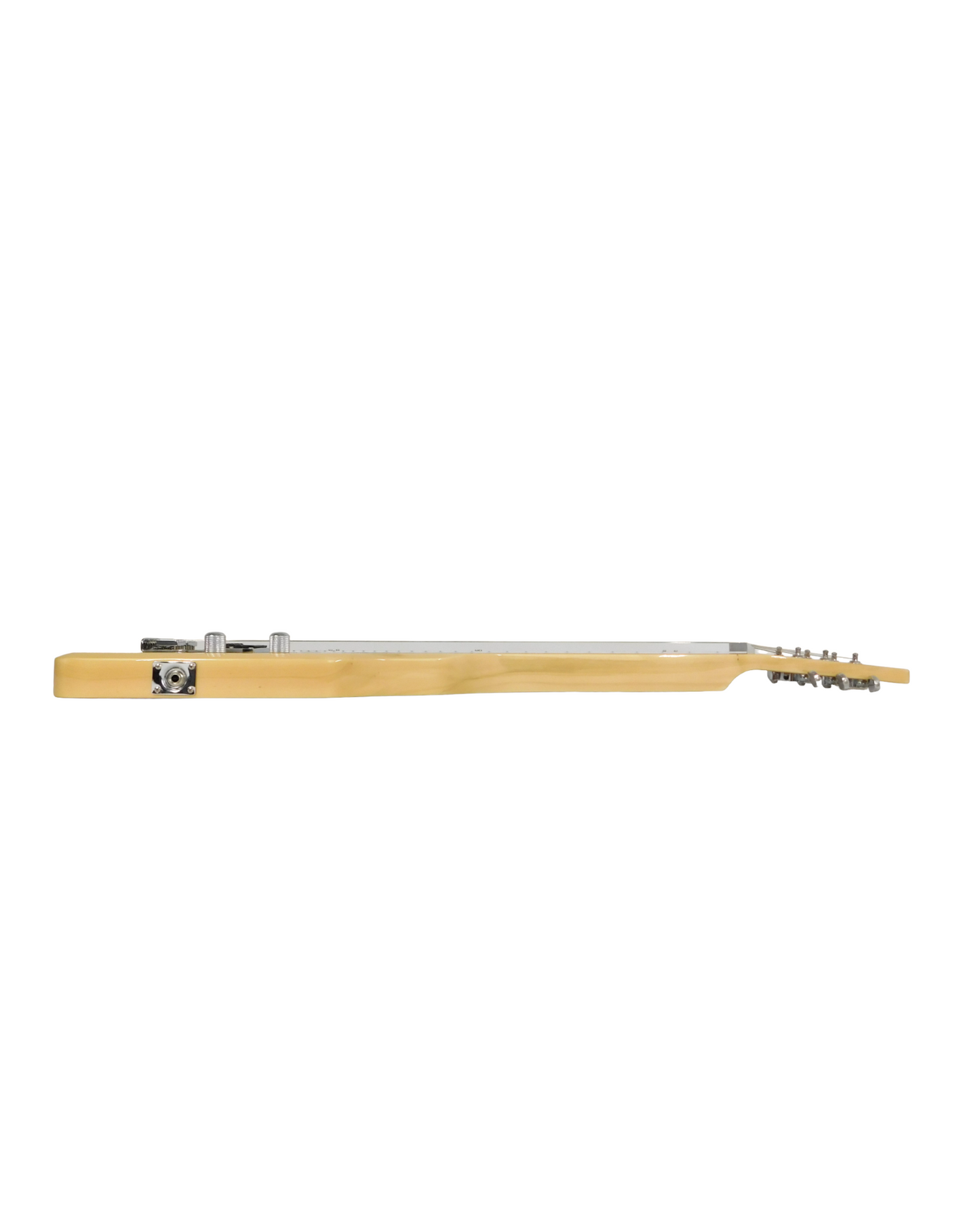 Haze SEG217N Solid Poplar Body Electric LAP Steel Guitar, Natural + Free Gig Bag