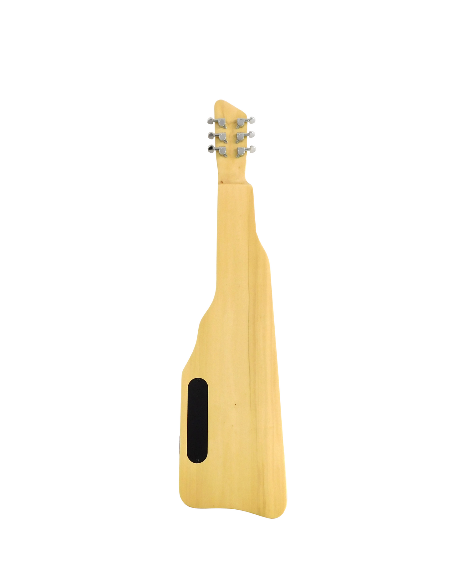 Haze SEG217N Solid Poplar Body Electric LAP Steel Guitar, Natural + Free Gig Bag