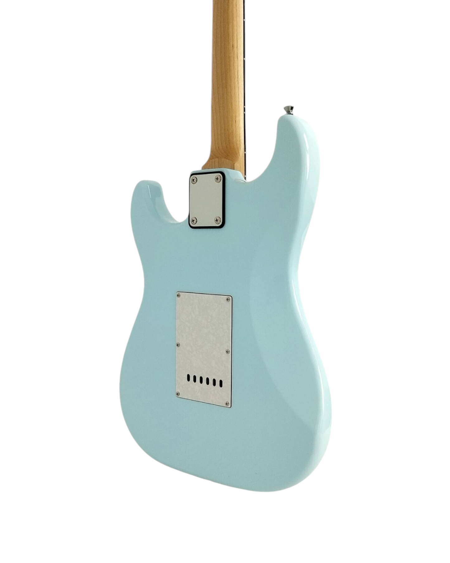 Haze E211 SONIC BLUE HST Electric Guitar with Accessories + 10W Amp (Optional)