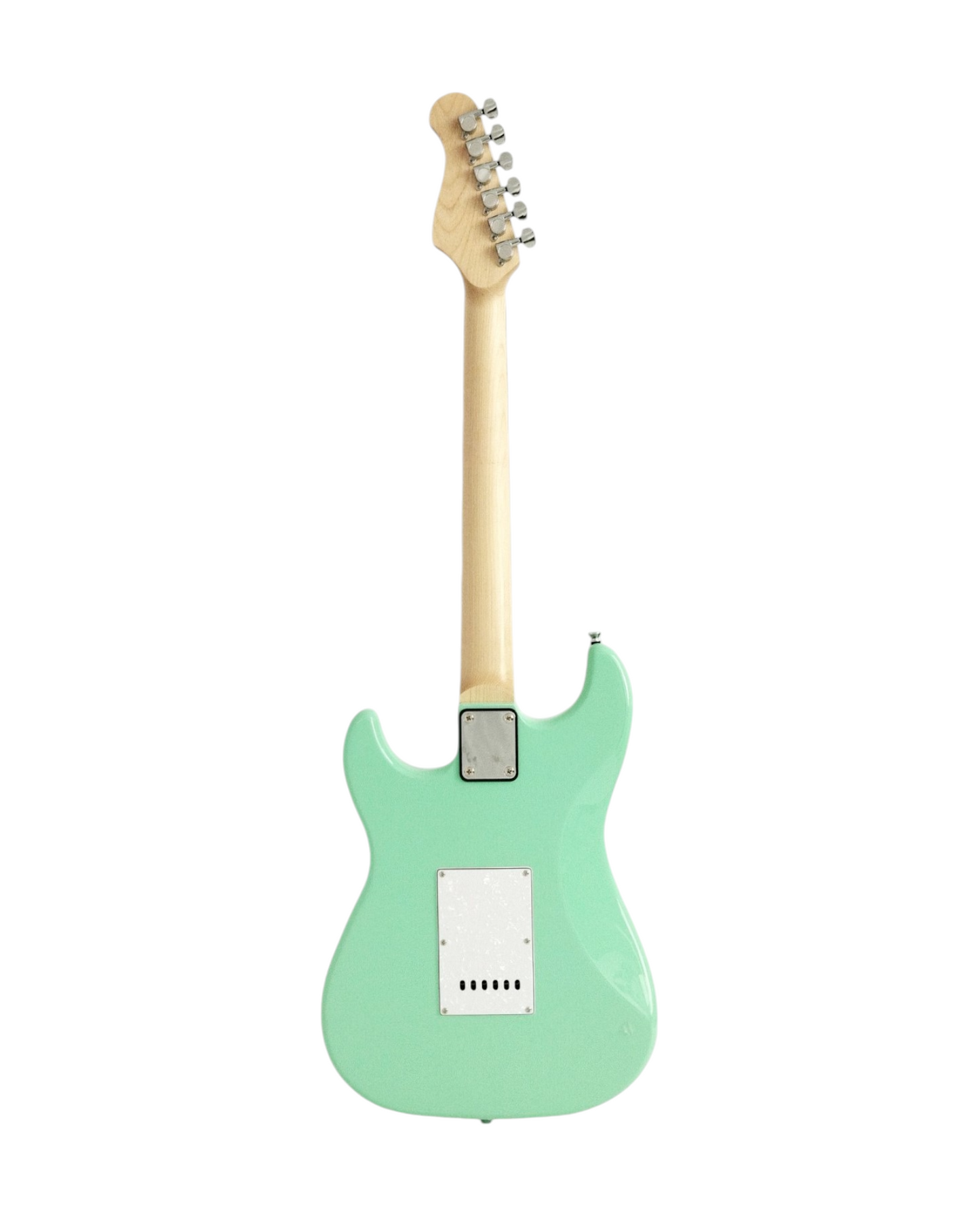 Haze E211 Surf Green HST Electric Guitar with Accessories + 10W Amp. (Optional)