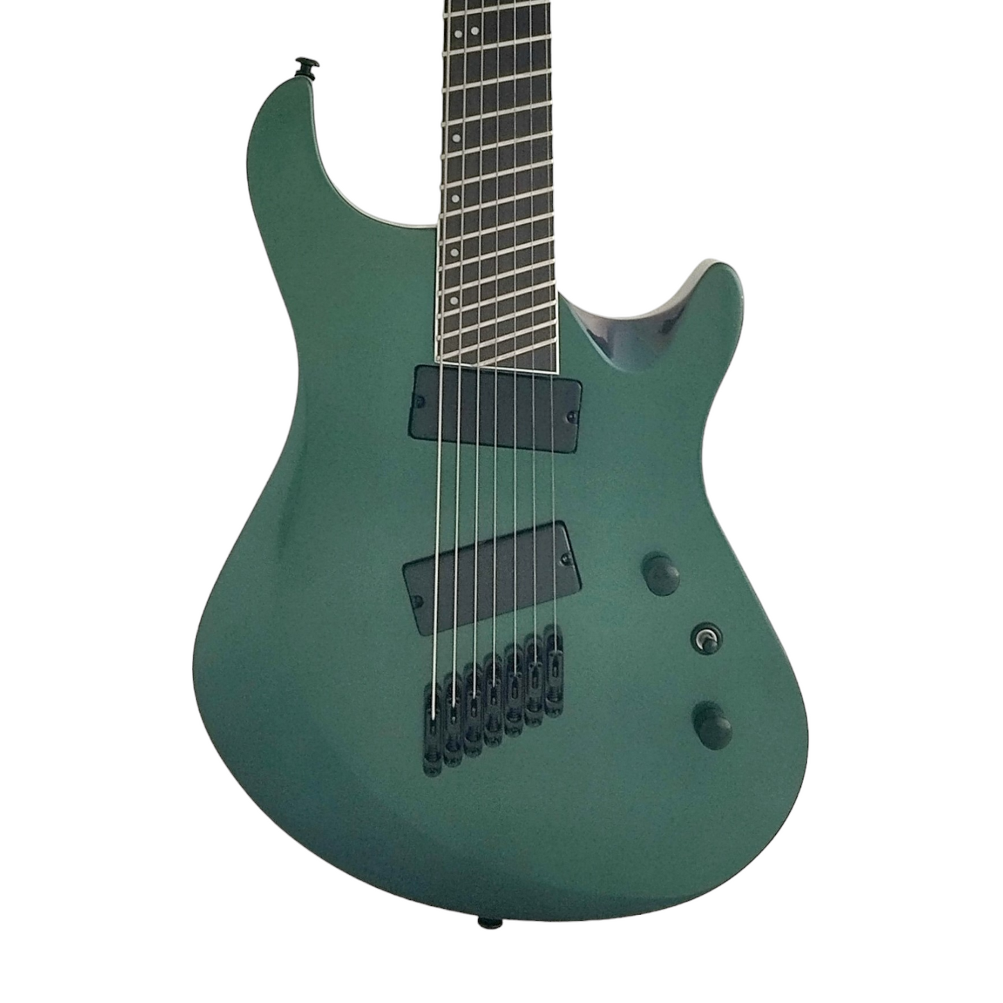 Haze 7-String Fanned Fret Built-in Preamp HAX Electric Guitar - Chameleon 7FFV