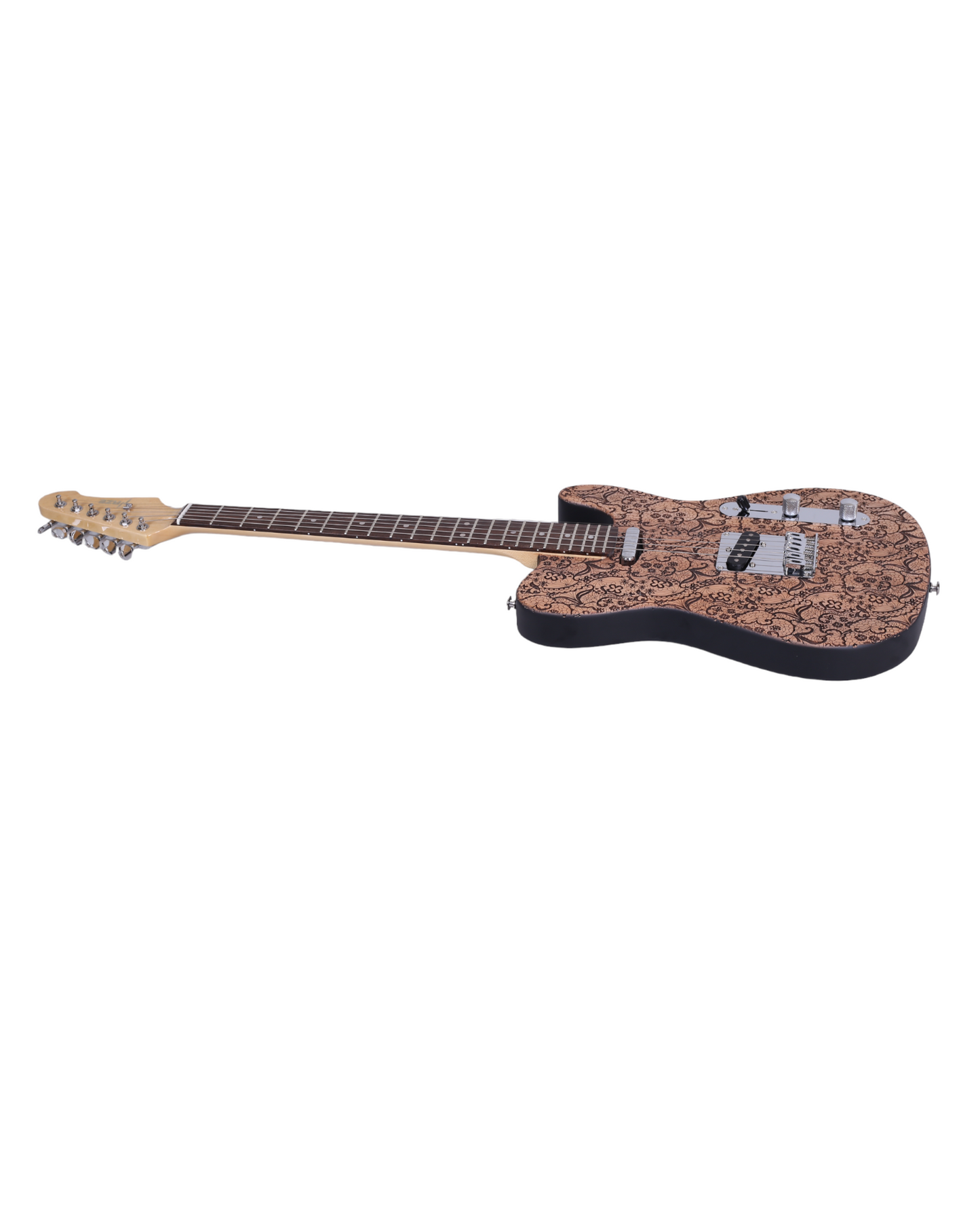 Haze Rosethorn Engraved Surface Mahogany Body Hard Maple Neck Laurel Fingerboard Poplar Strip on the Back TL19710 Electric Guitar