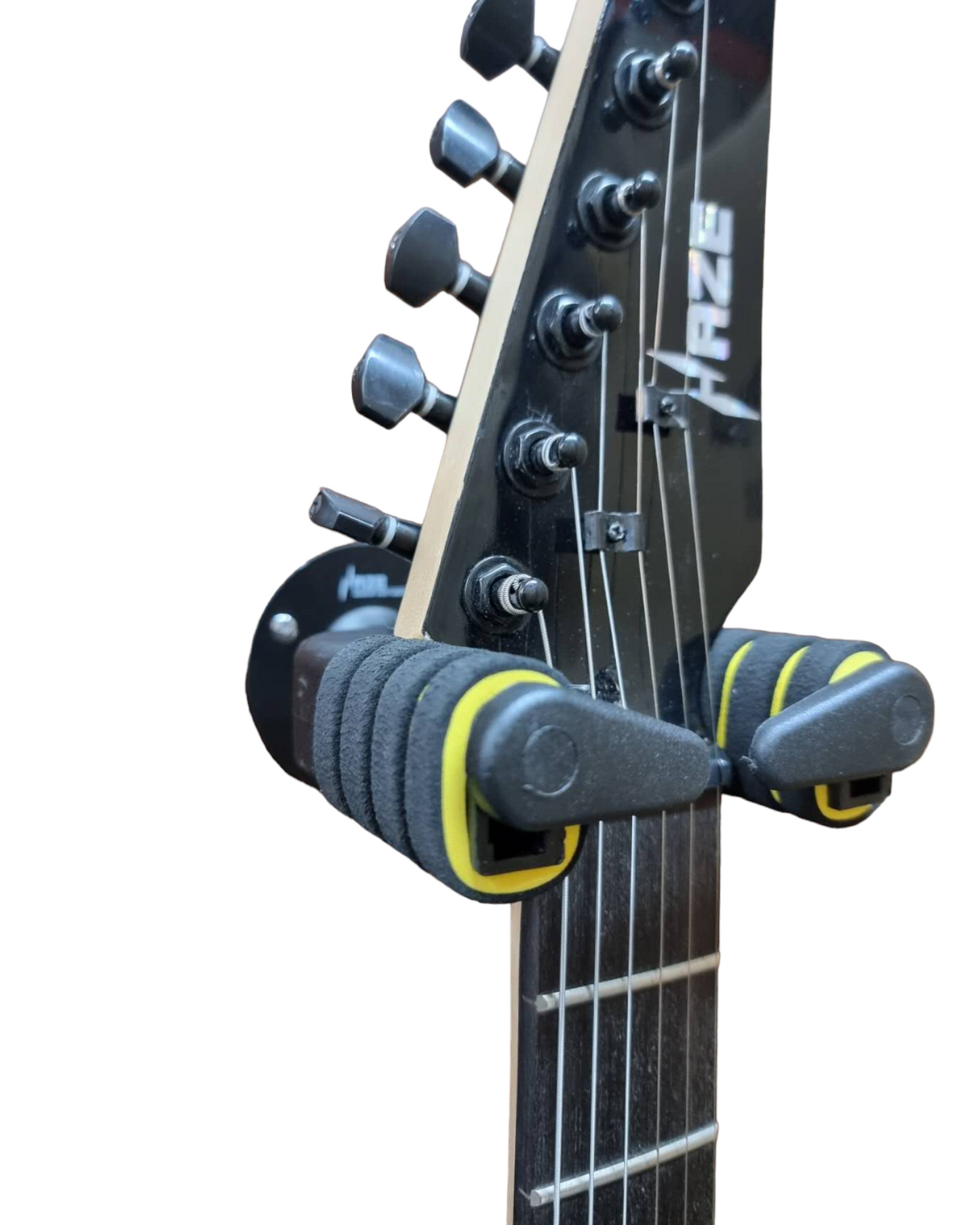 2 x Auto Lock Guitar Wall Hanger/Mount/Stand HJWH-G14B