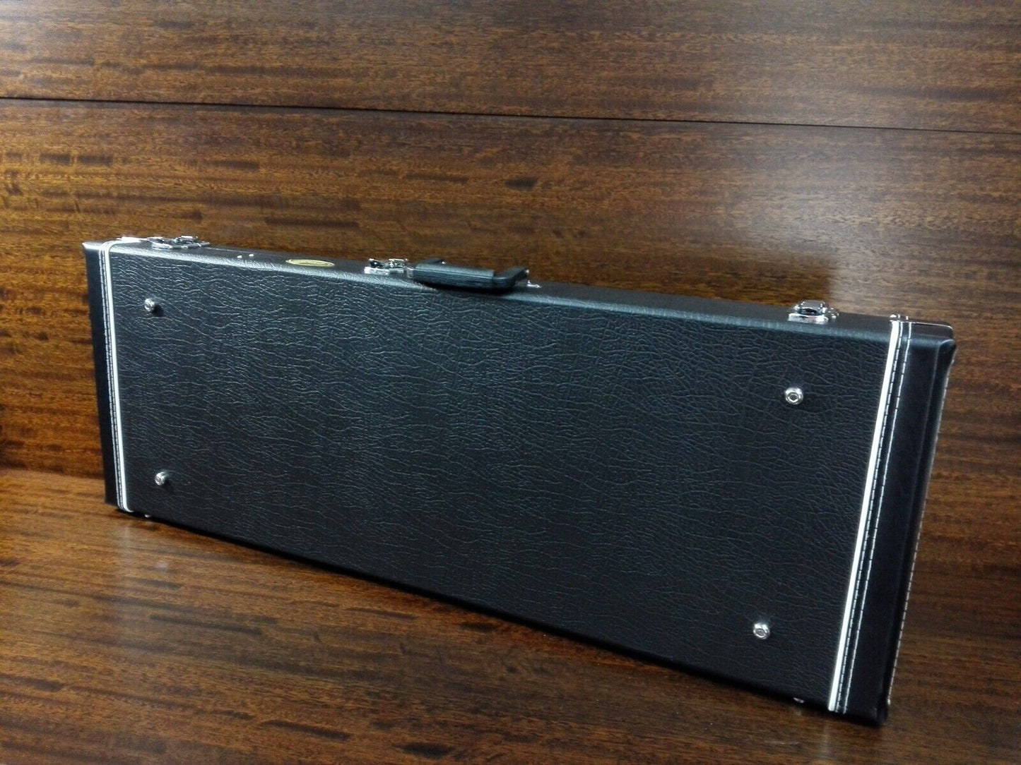 Haze Rectangle ST/TL/SG Electric Guitar Hard Case, Lockable w/Key, Black, HPAG19040STA