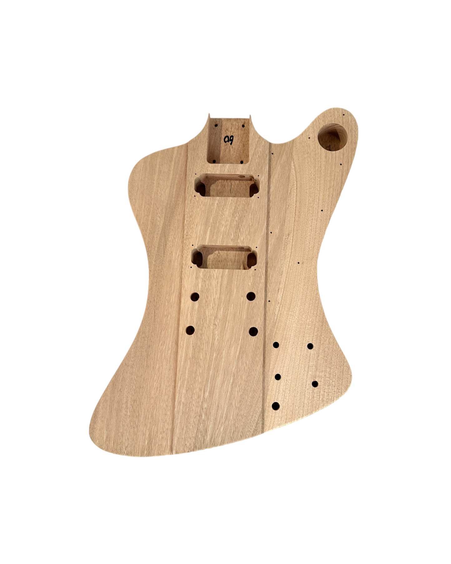 HSFB1930MDIY Solid Mahogany Body Electric Guitar DIY Kit, Tuner, 3 picks, No-Soldering, H-H