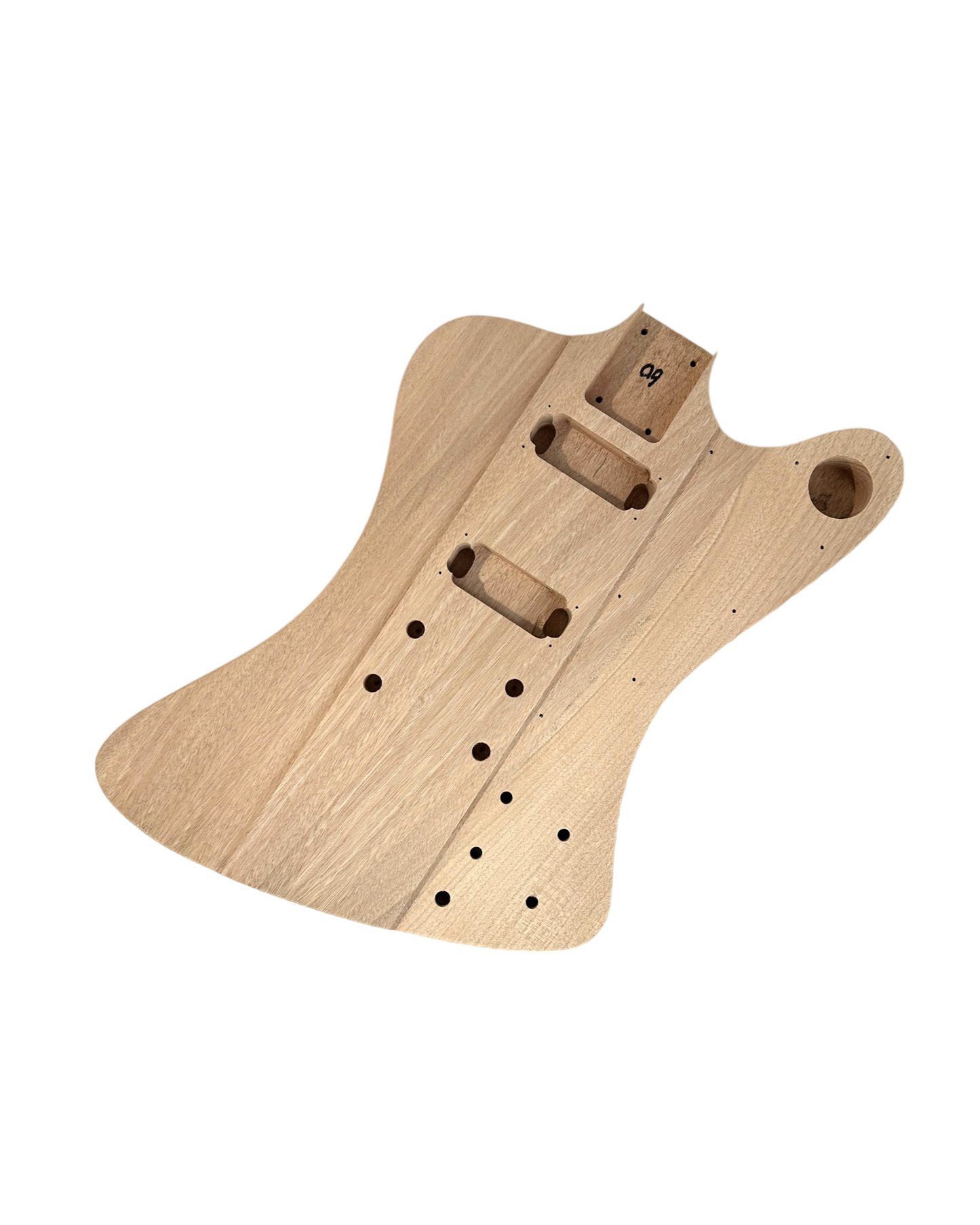 HSFB1930MDIY Solid Mahogany Body Electric Guitar DIY Kit, Tuner, 3 picks, No-Soldering, H-H