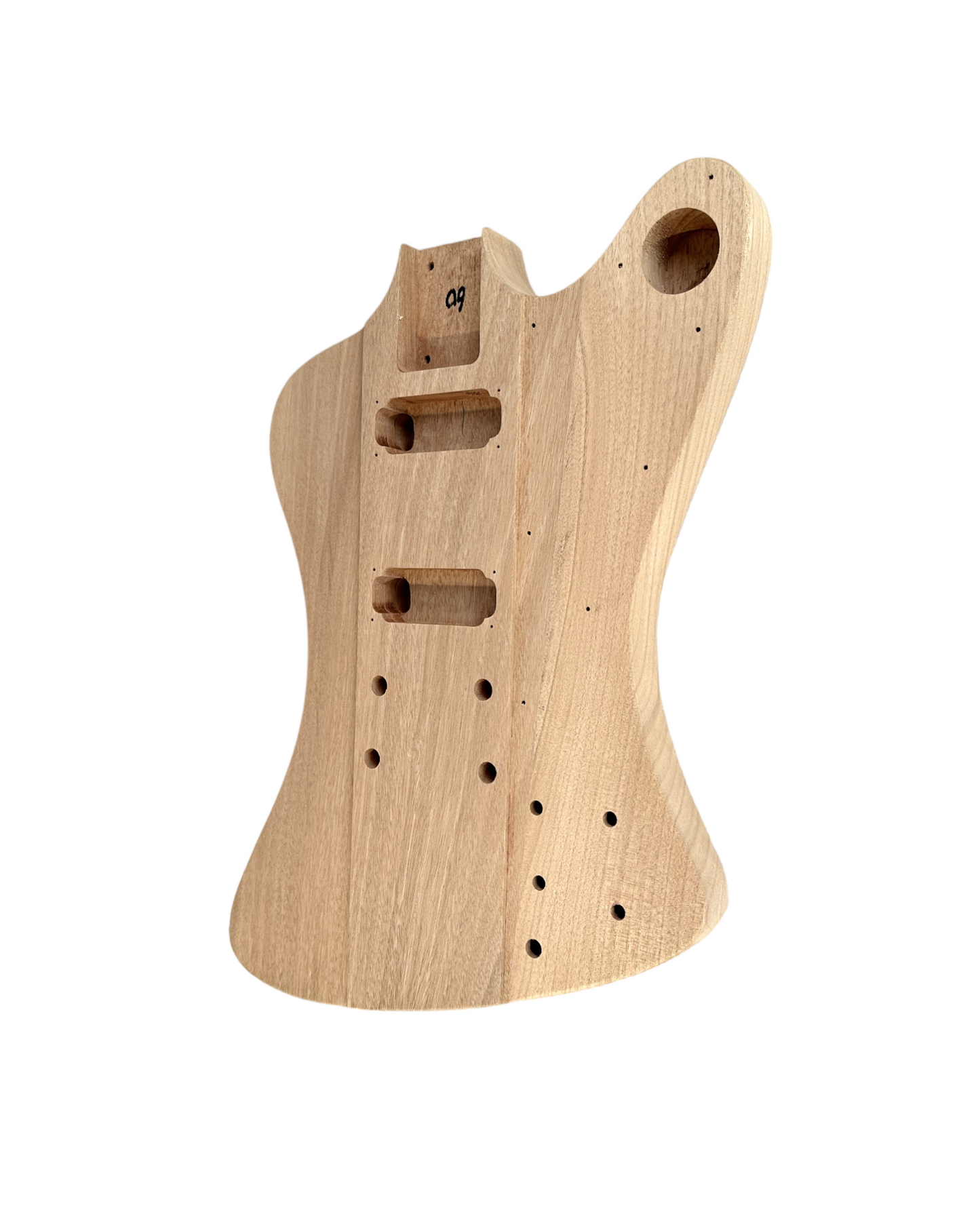HSFB1930MDIY Solid Mahogany Body Electric Guitar DIY Kit, Tuner, 3 picks, No-Soldering, H-H