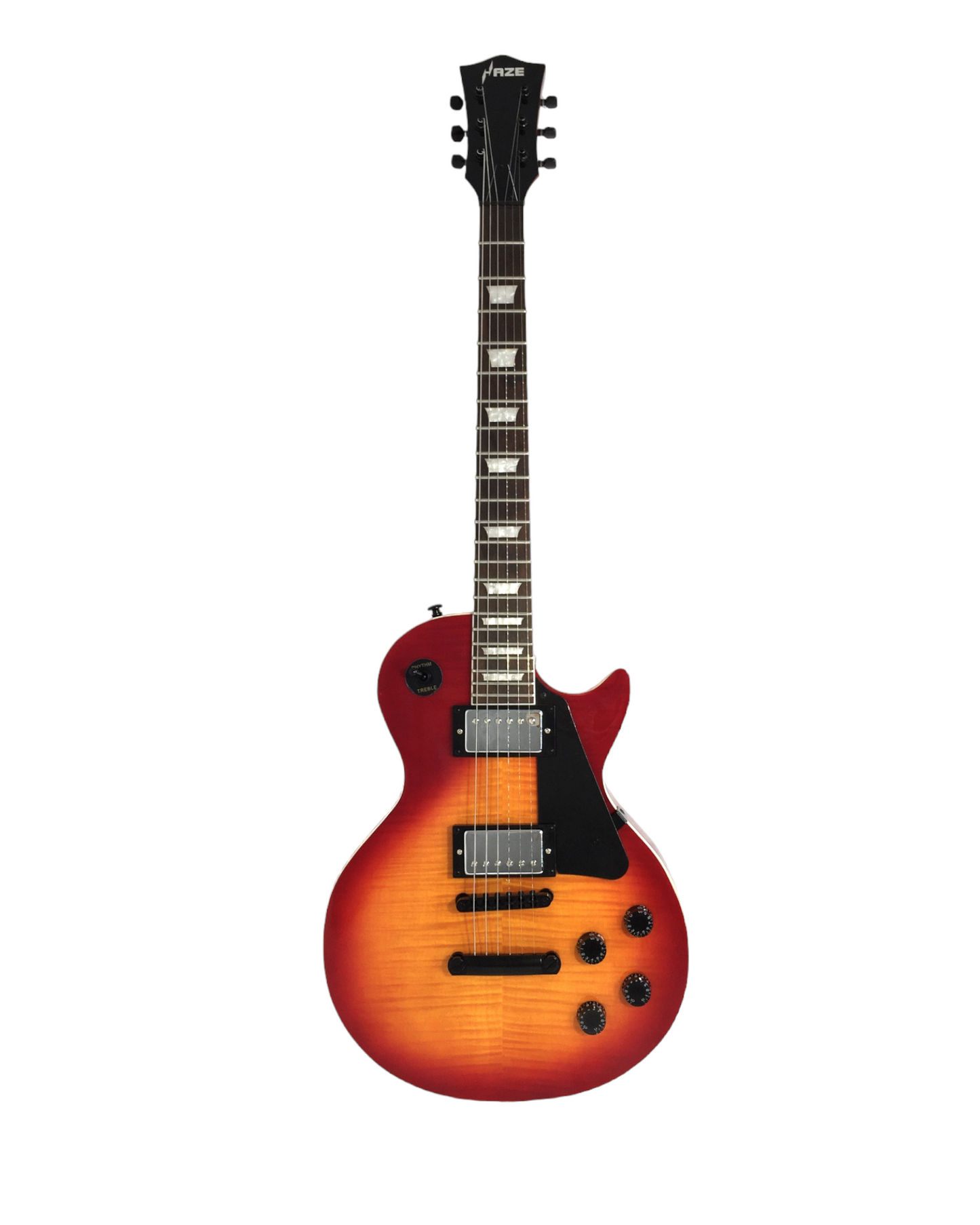 Haze Single-Cut Maple Neck Rosewood Fingerboard Electric Guitar - Sunburst