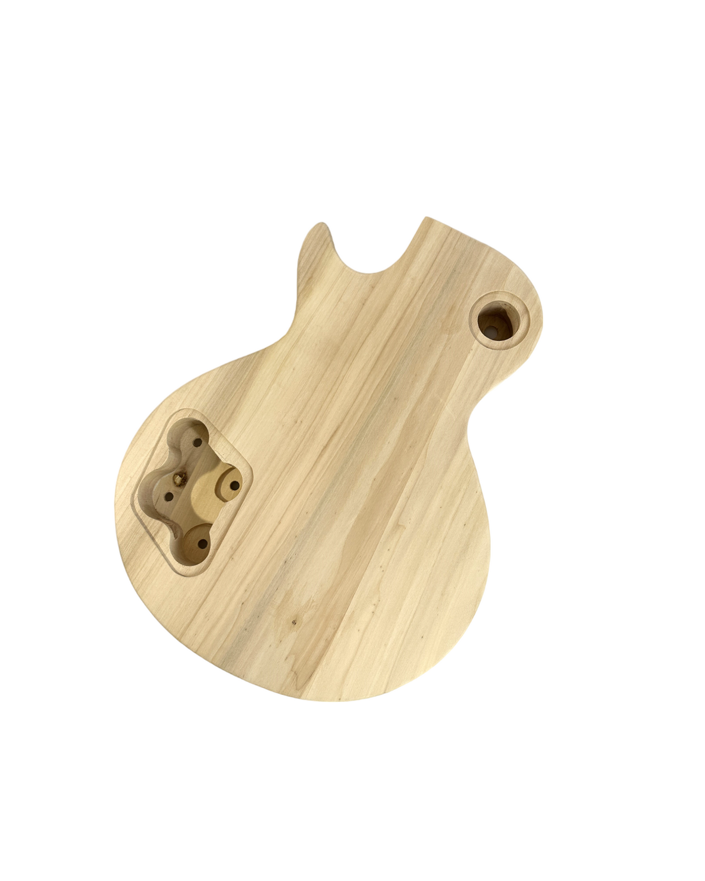 HSLPP19380BDIY LP Solid Basswood Body Electric Guitar DIY Kit, No-Soldering, Silver Hardware with set neck