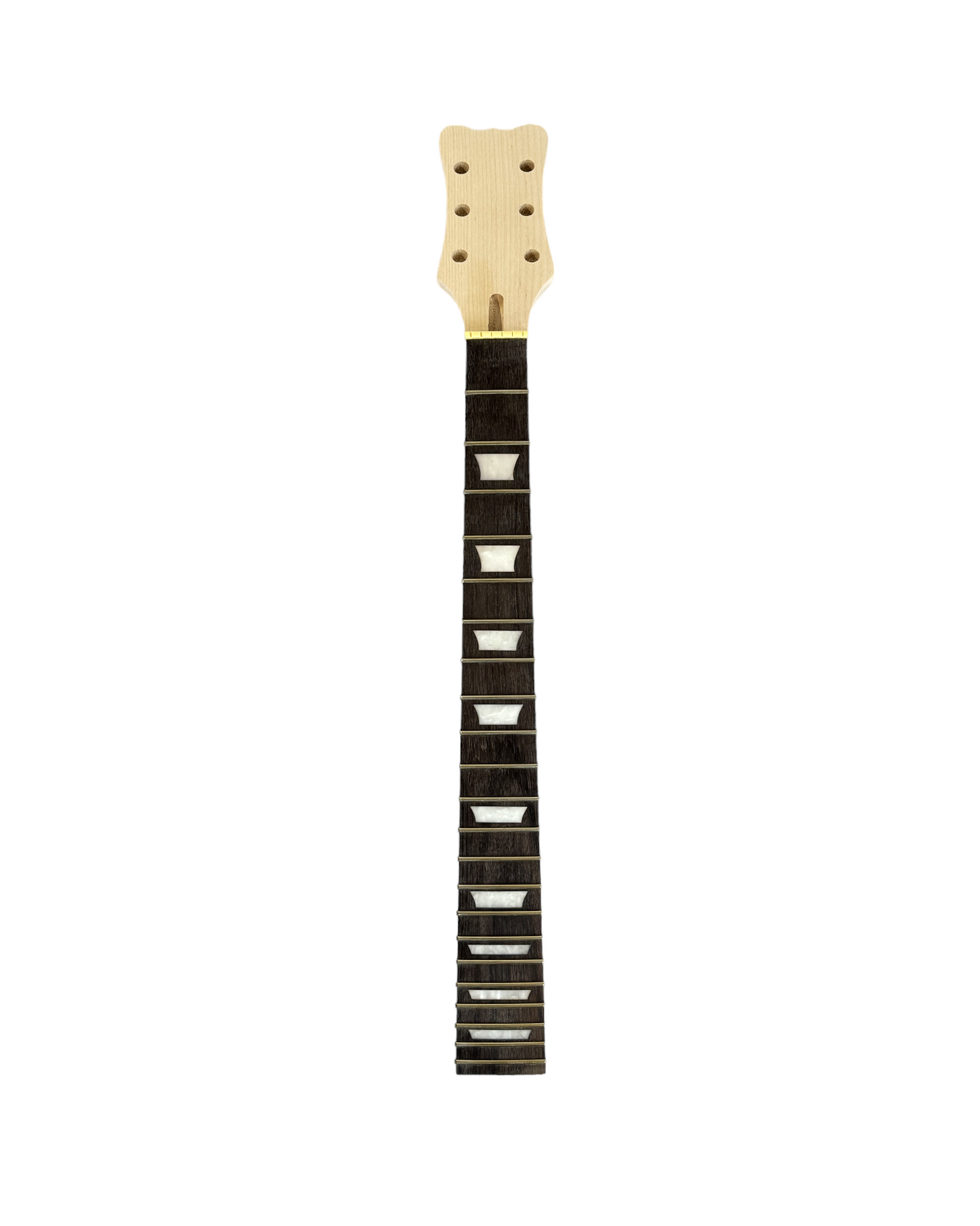 HSLPP19380BDIY LP Solid Basswood Body Electric Guitar DIY Kit, No-Soldering, Silver Hardware with set neck