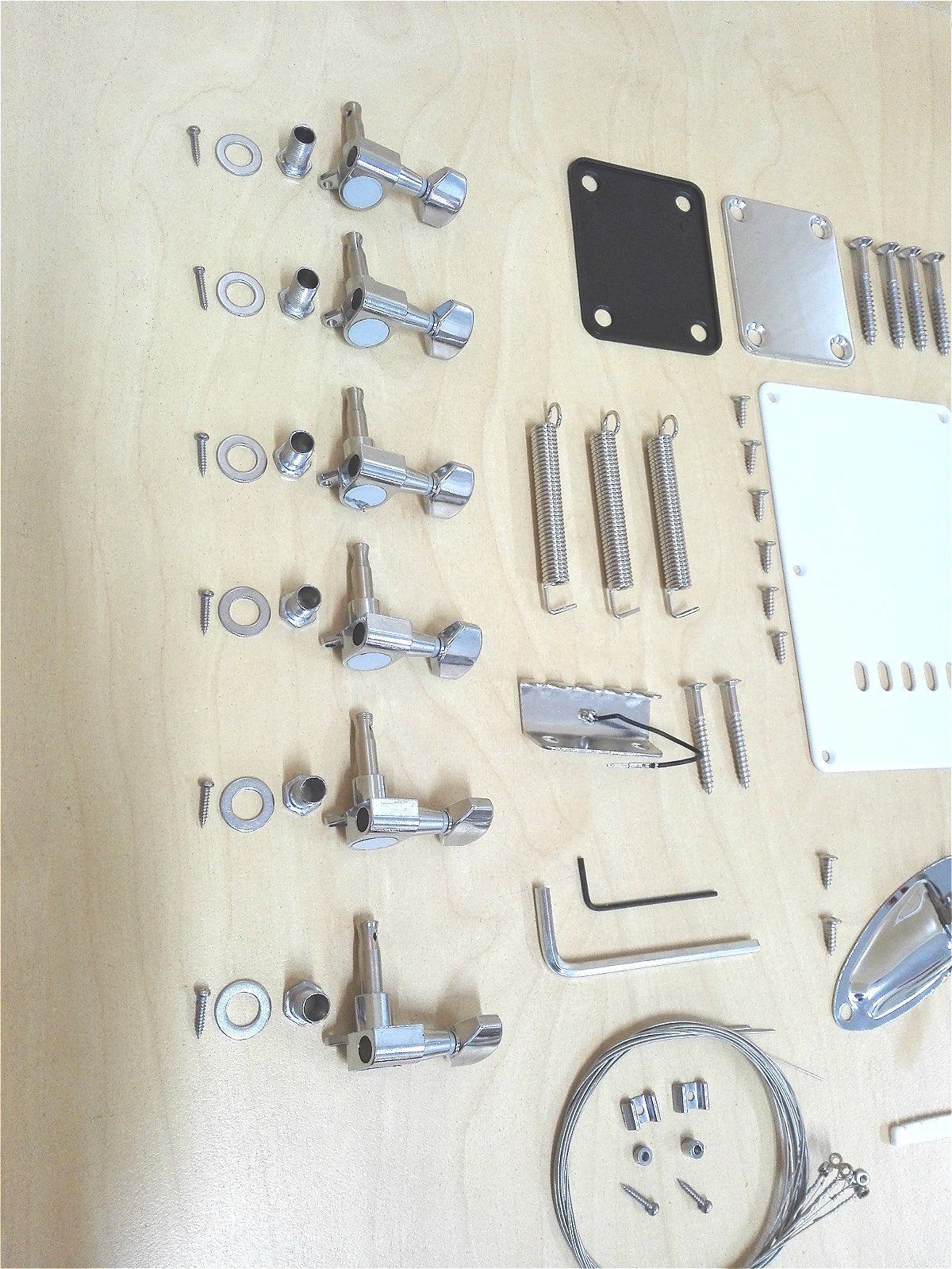 Full Set Electric Guitar Hardware Accessories Parts,No-Soldering HSST 1910PP-CRNS