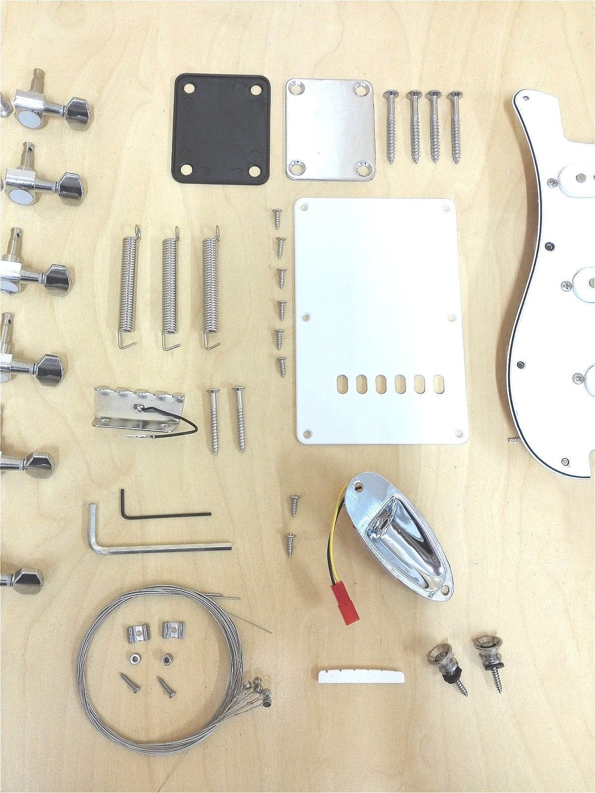 Full Set Electric Guitar Hardware Accessories Parts,No-Soldering HSST 1910PP-CRNS