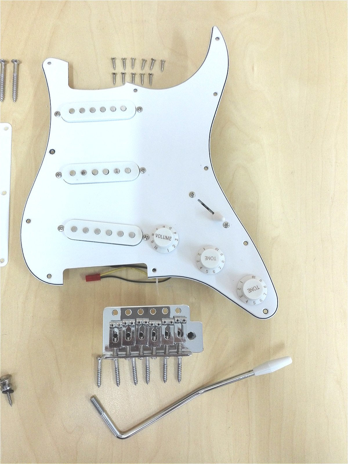 Full Set Electric Guitar Hardware Accessories Parts,No-Soldering HSST 1910PP-CRNS