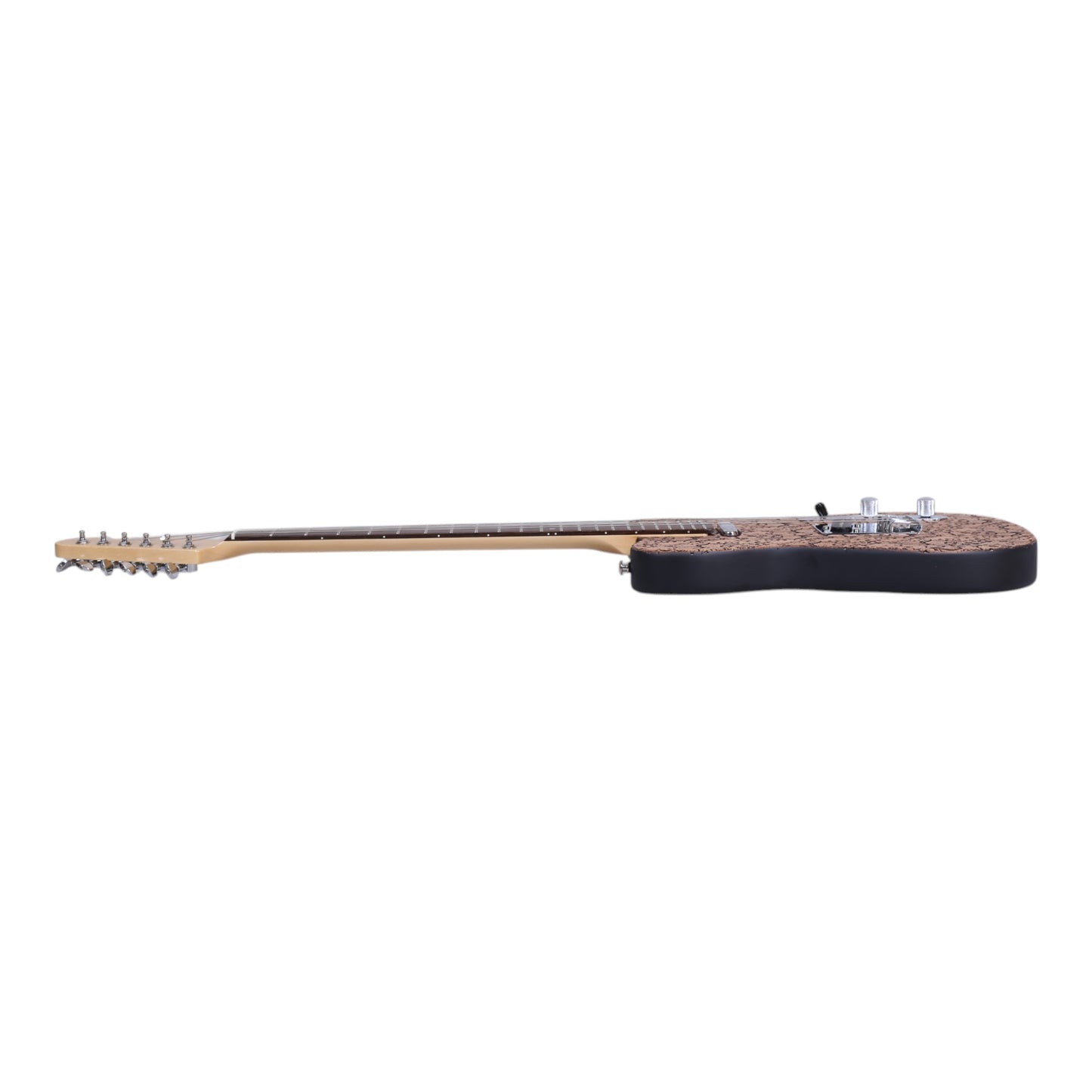 Haze TL197 Engraved Woodgrain "Rosethorn" Electric Guitar with Single Coils