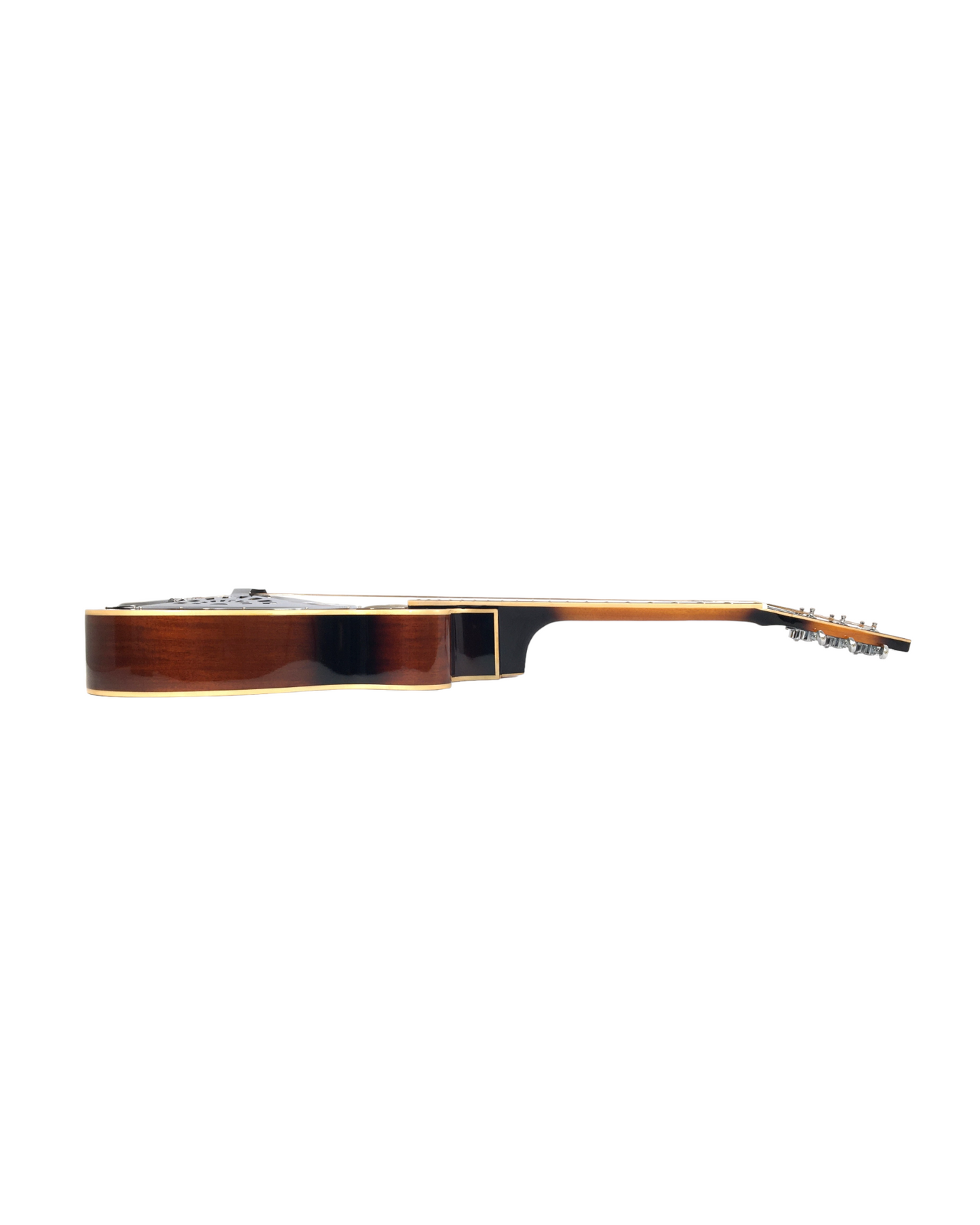 Haze SDG738 All-Mahogany Roundneck Resonator Guitar, Tobacco Sunburst + Free Bag