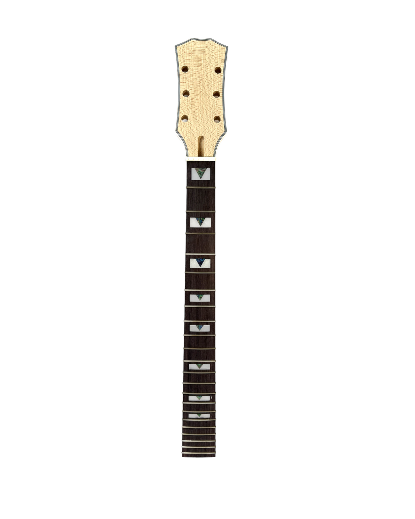 E238PBDIY Solid Body Electric Guitar DIY Kit, No-Soldering, Flame Maple Veneer
