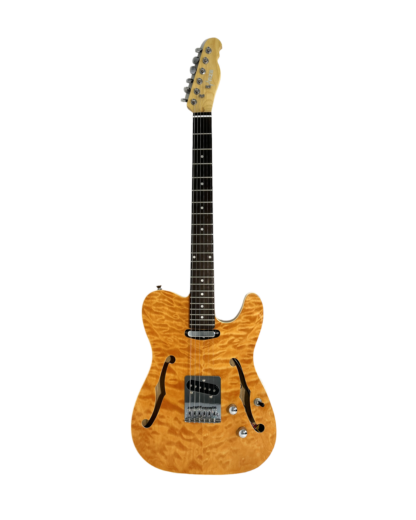 Haze HSTL19012FHQN Electric Guitar, 10W Amp, Accessories Pack