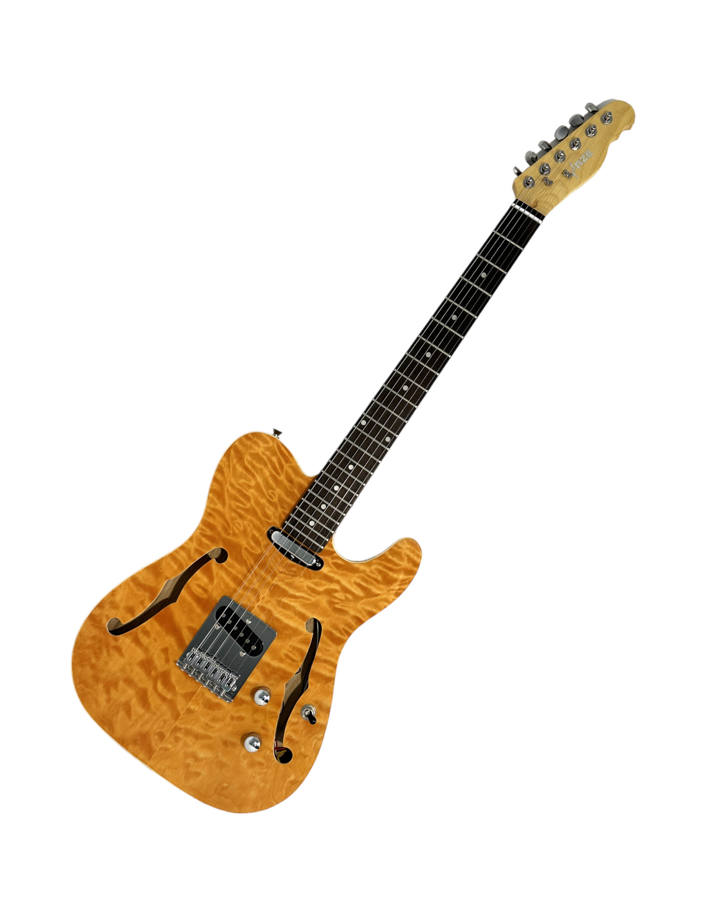 Haze HSTL19012FHQN Electric Guitar, 10W Amp, Accessories Pack