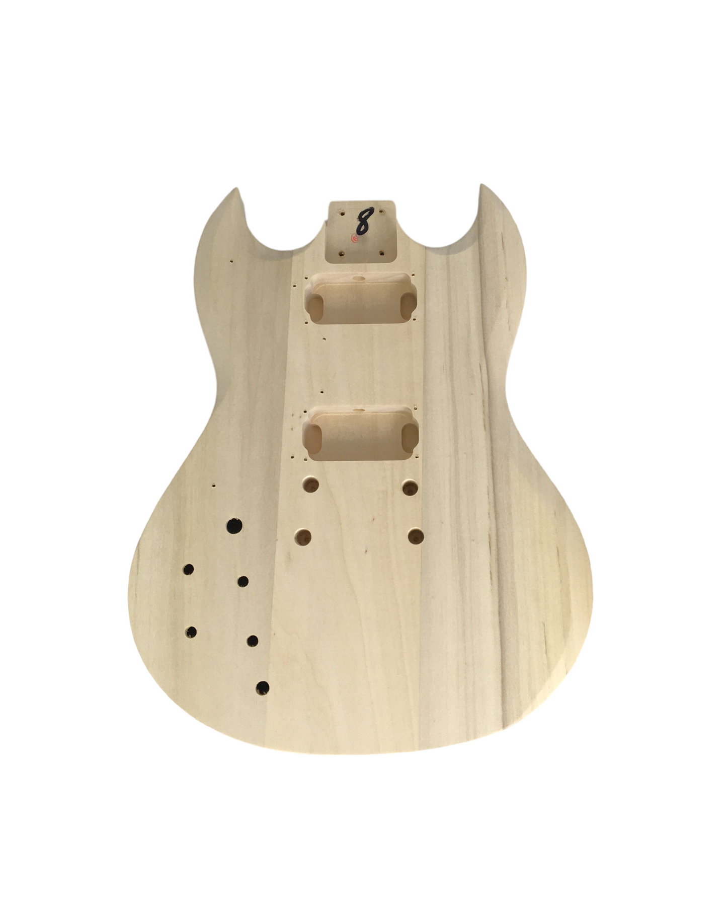 Left-Hand E240LH Electric Guitar DIY Kit, Solid Basswood Body+Neck, No-Soldering, H-H