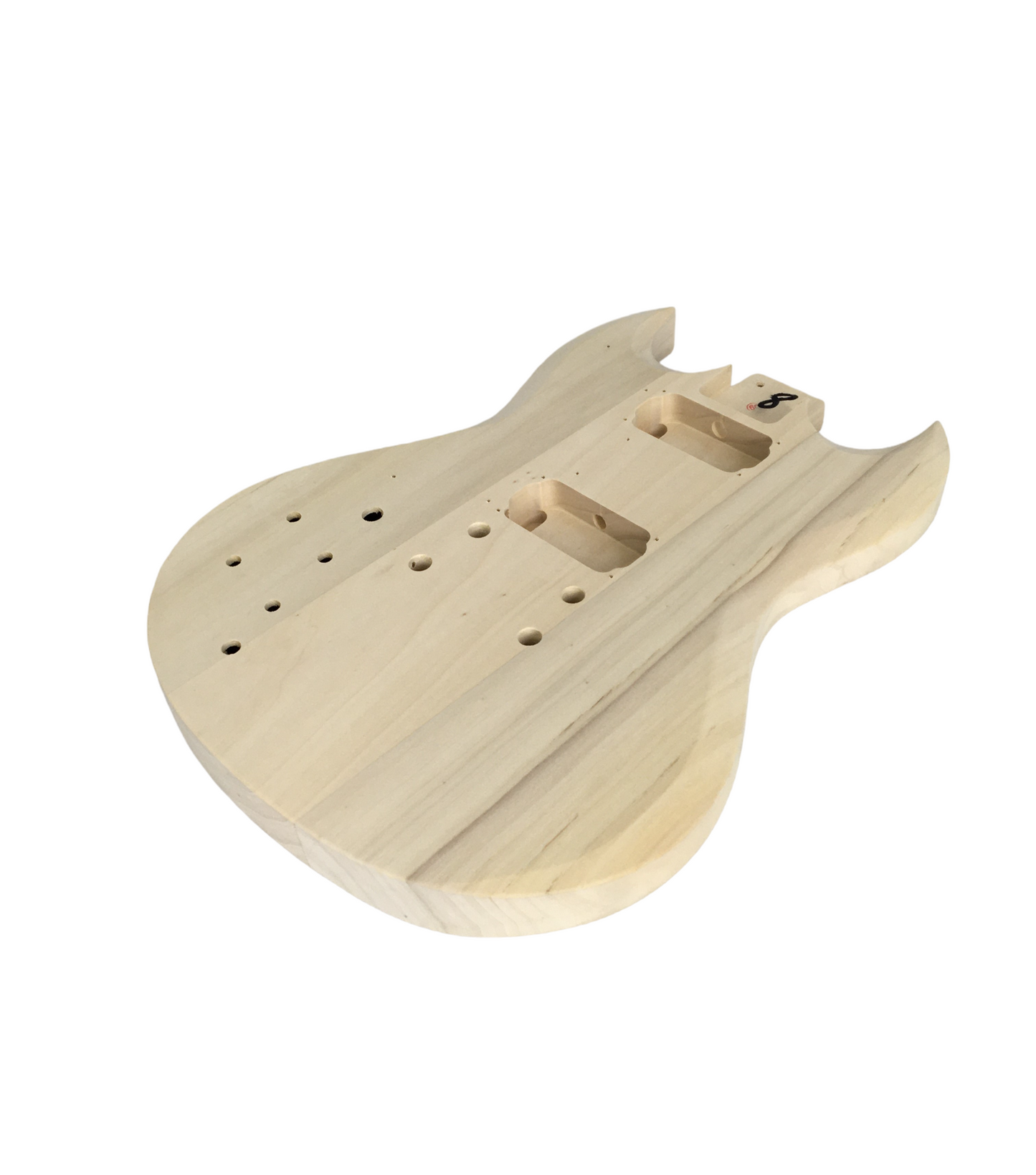 Left-Hand E240LH Electric Guitar DIY Kit, Solid Basswood Body+Neck, No-Soldering, H-H
