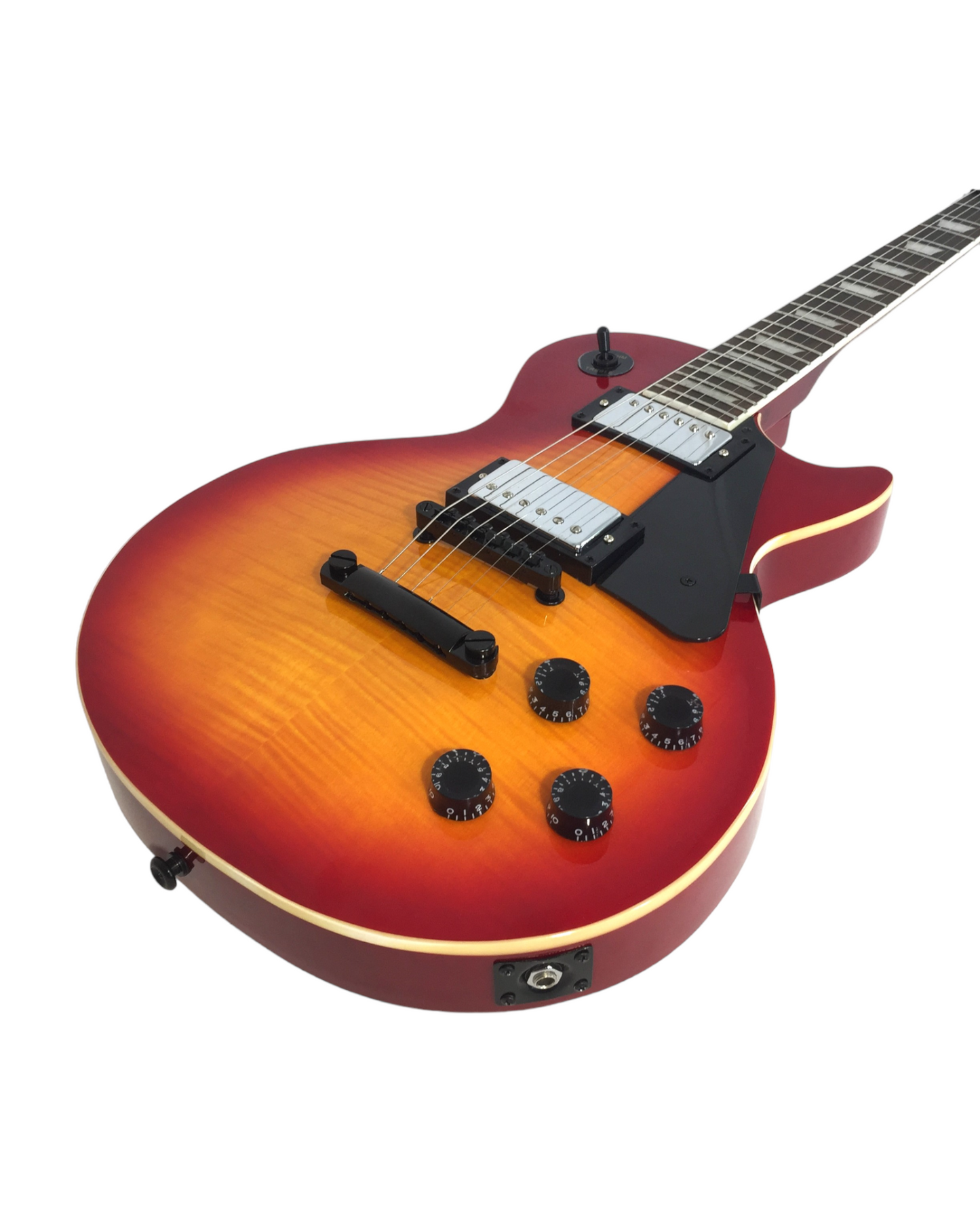 Haze Single-Cut Maple Neck Rosewood Fingerboard Electric Guitar - Sunburst