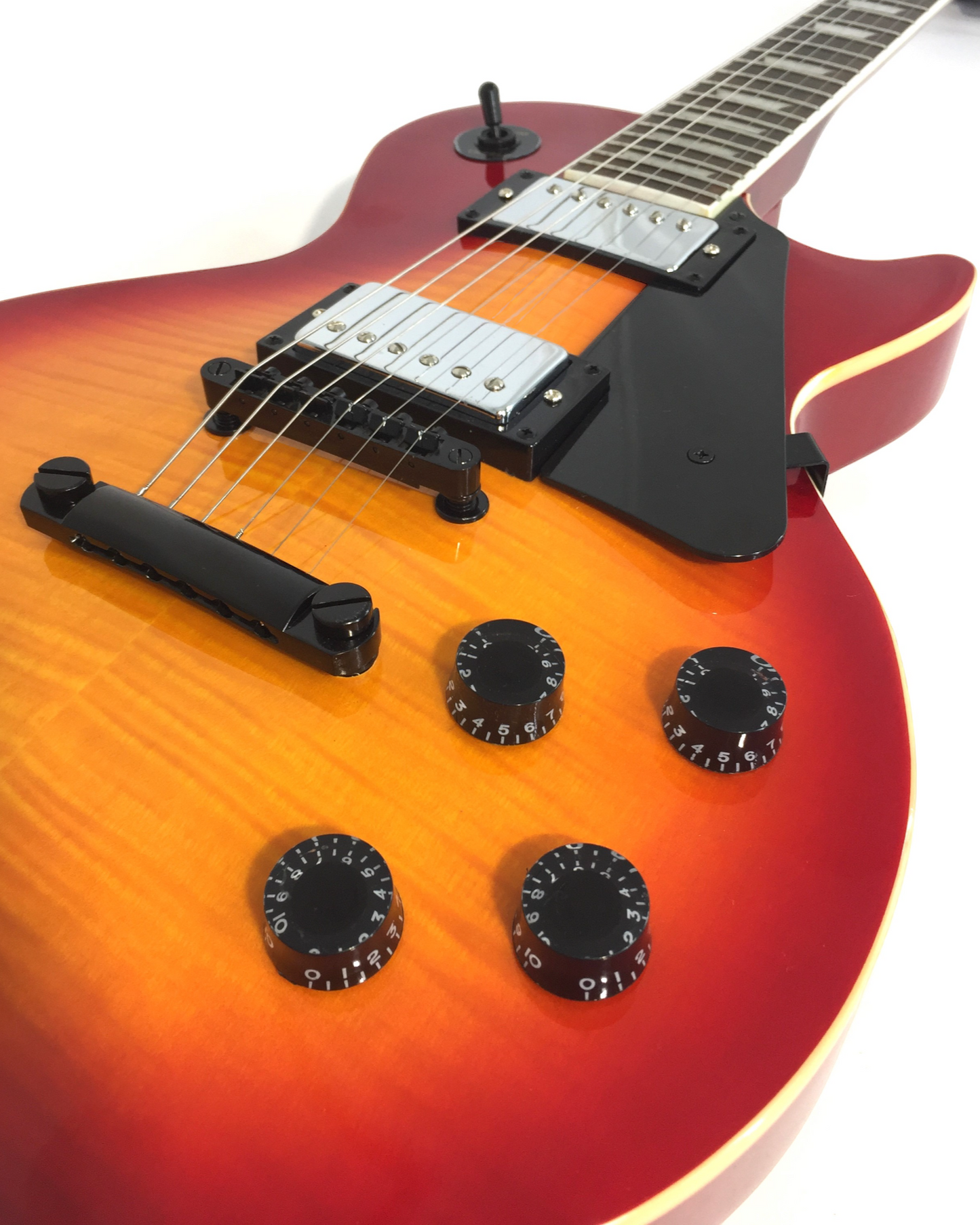 Haze Single-Cut Maple Neck Rosewood Fingerboard Electric Guitar - Sunburst