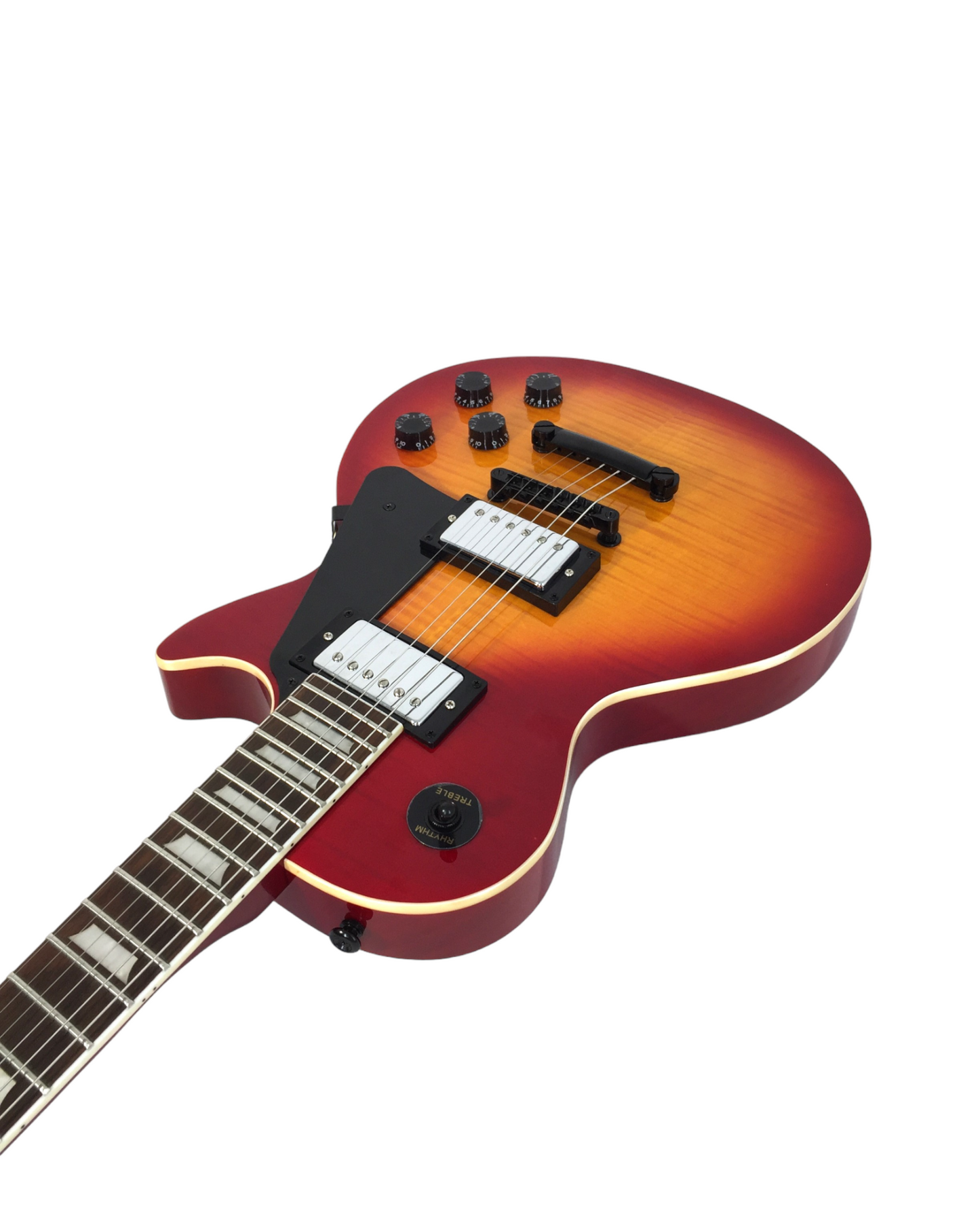 Haze Single-Cut Maple Neck Rosewood Fingerboard Electric Guitar - Sunburst