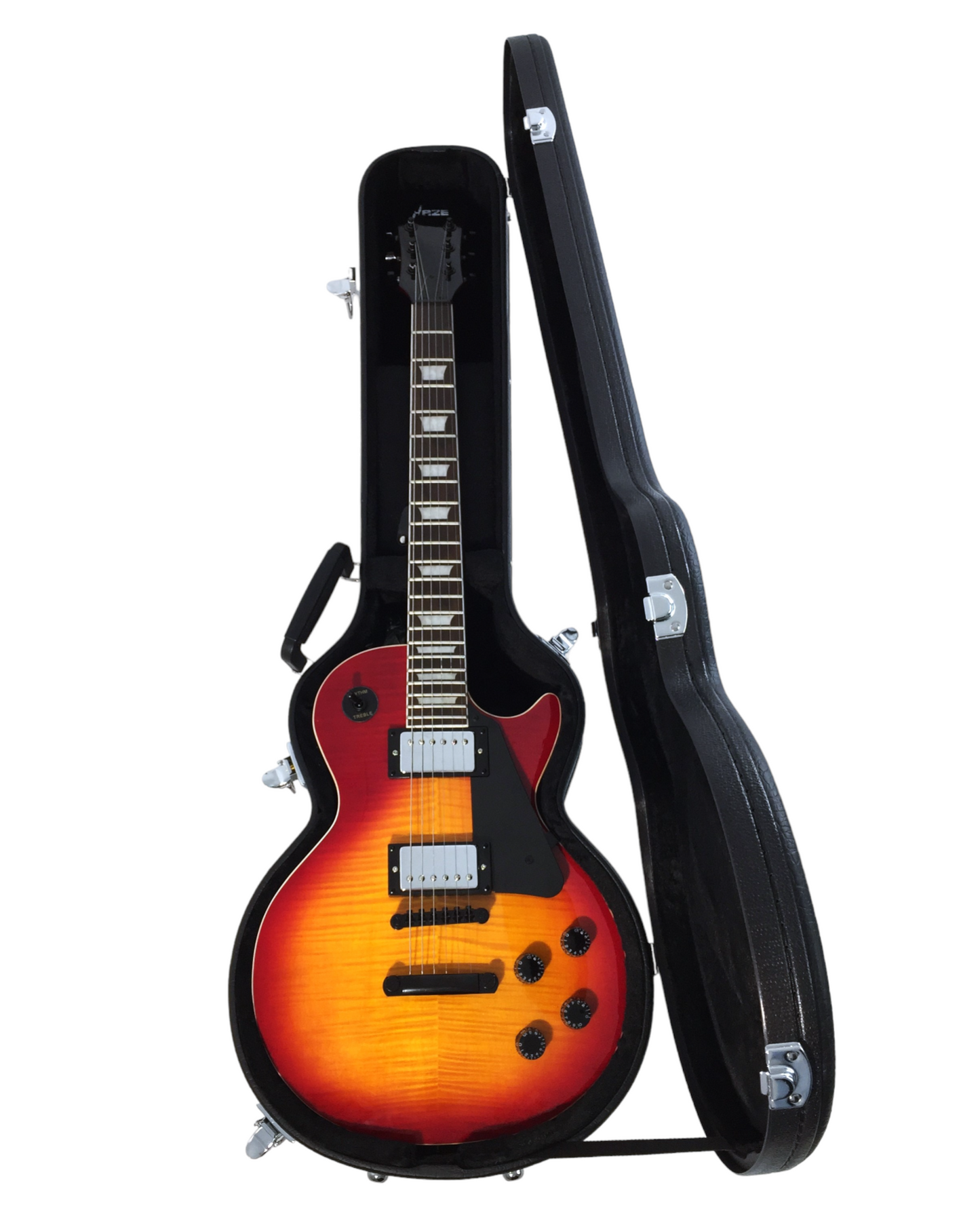 Haze Single-Cut Maple Neck Rosewood Fingerboard Electric Guitar - Sunburst