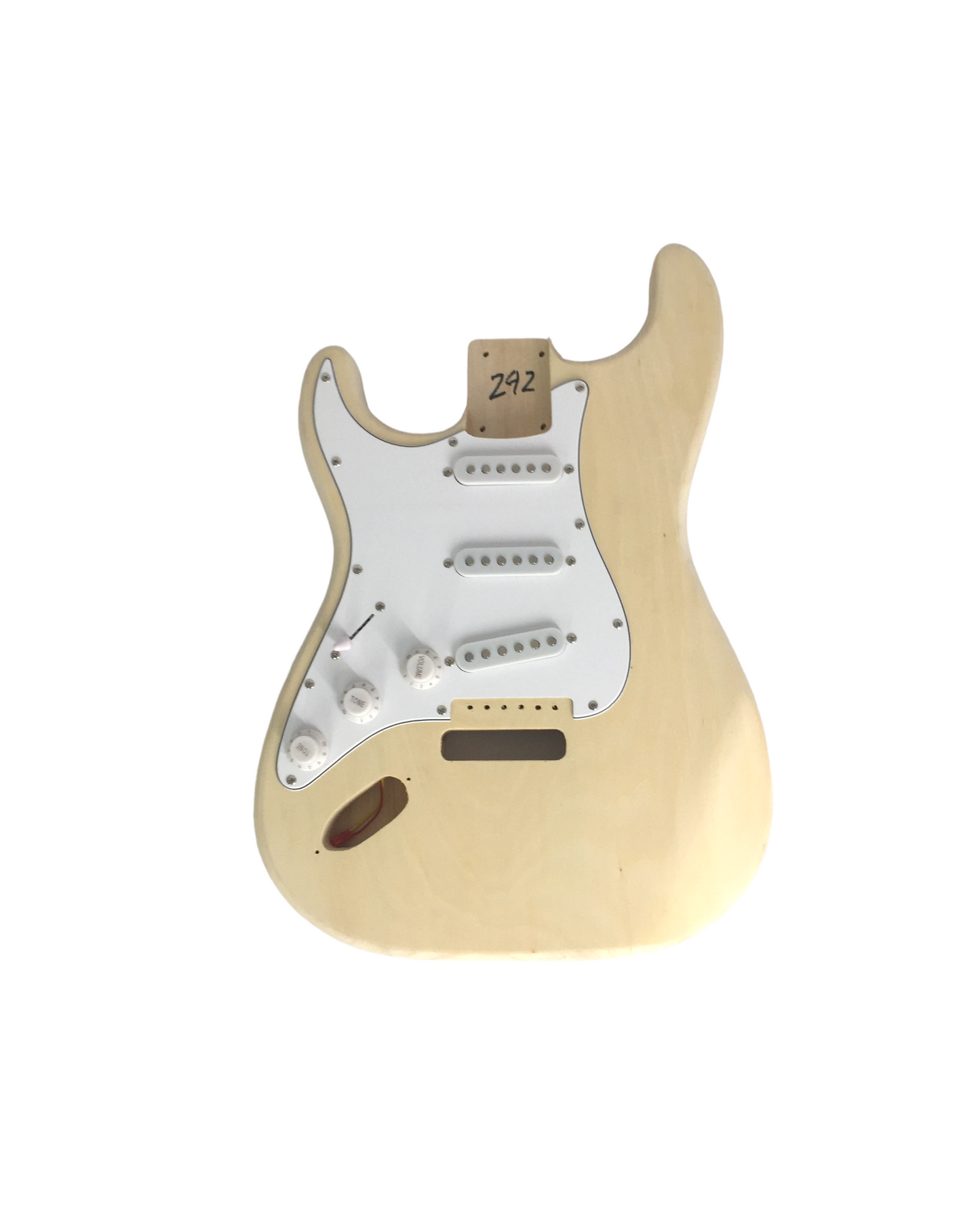 Left-Hand Haze HSST1910MFDIY Left-Handed Solid Basswood Electric Guitar, No-Soldering