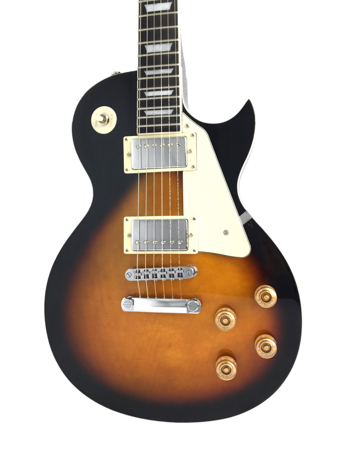 Haze SEG277BS Sunburst Electric Guitar, 10w Amp, Stand Pack!