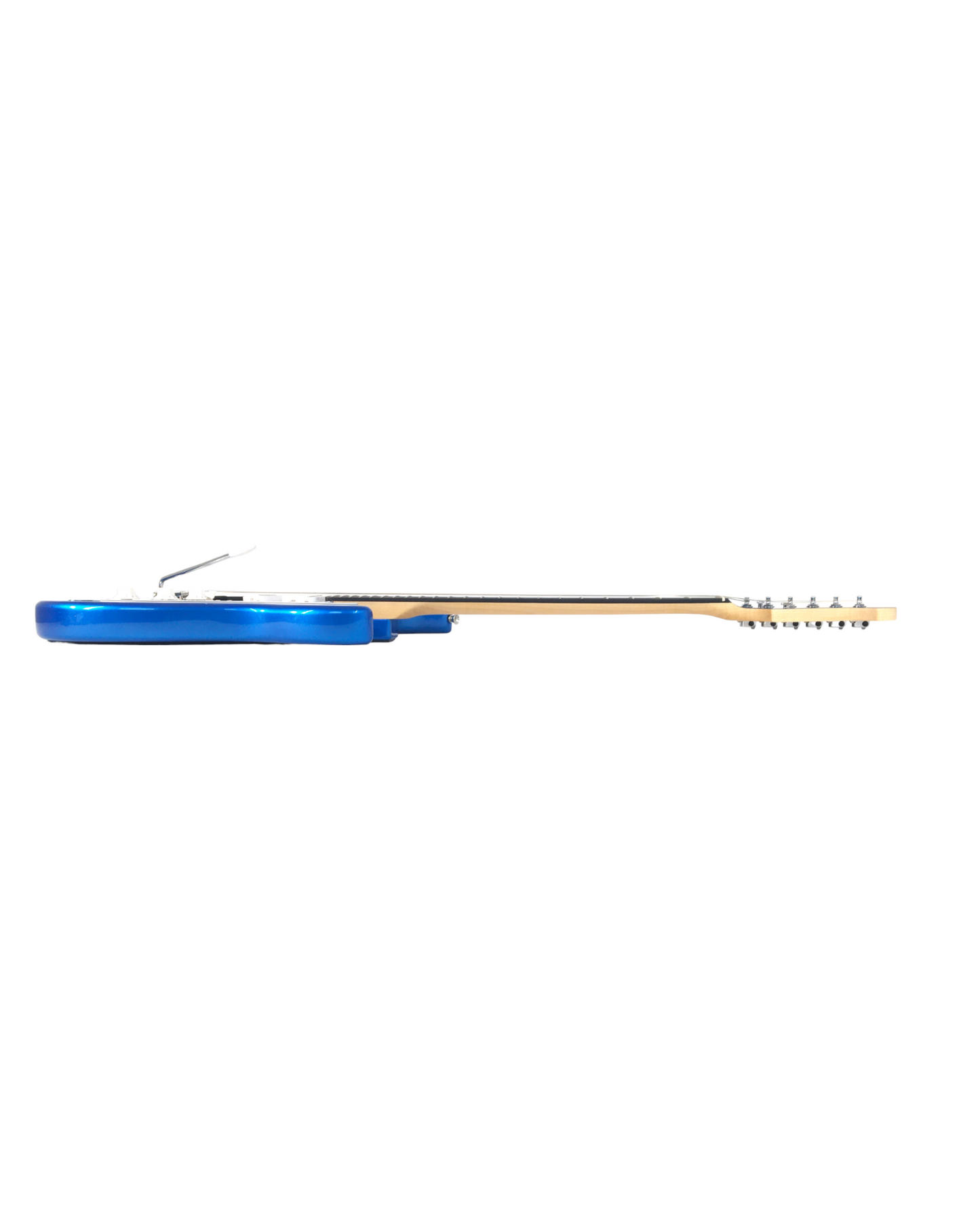 Haze E211 Classic Blue Sapphire/Arctic White HST Electric Guitar Electric Guitar, Amp, Stand Pack!
