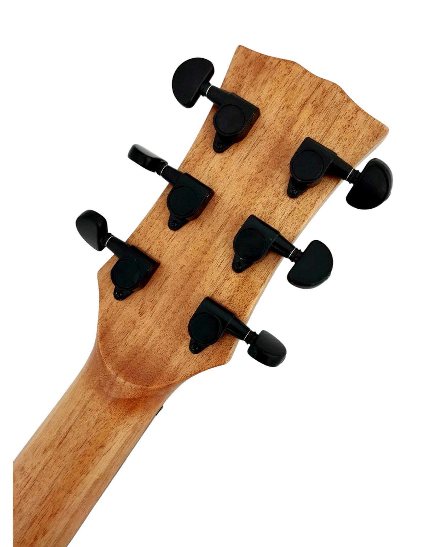 Klema K300DSCE Solid Spruce Sitka Fishman Pickup/Tuner Acoustic Guitar with Hard Case