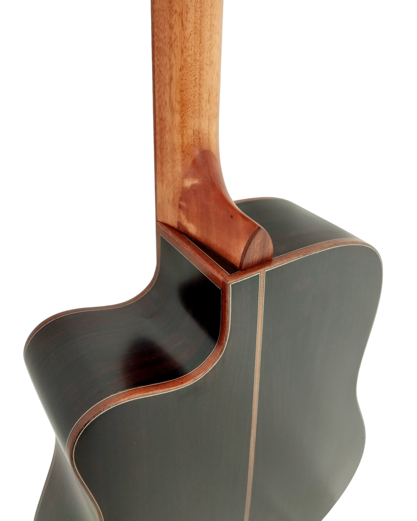 Klema K300DSCE Solid Spruce Sitka Fishman Pickup/Tuner Acoustic Guitar with Hard Case