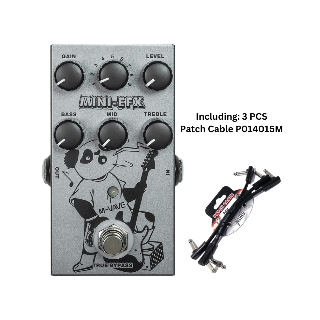 M-VAVE Electric Effects Pedals Heavy Metal Electric Guitar Overload Distortion Effector- MINIEFXP014015M