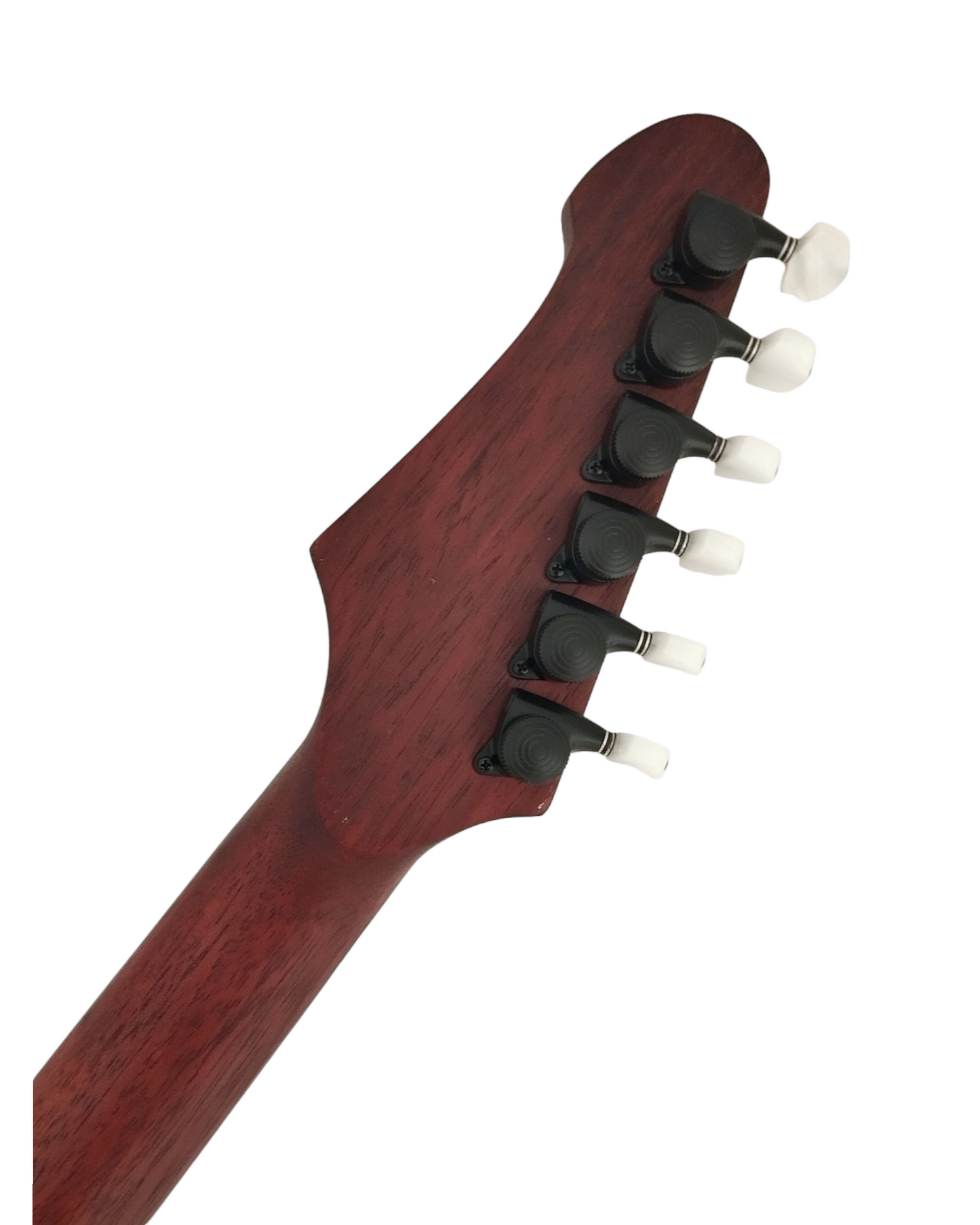 Haze Steel String Piezo Solid Mahogany body HTL Electric Guitar - Black MRE600EQBK