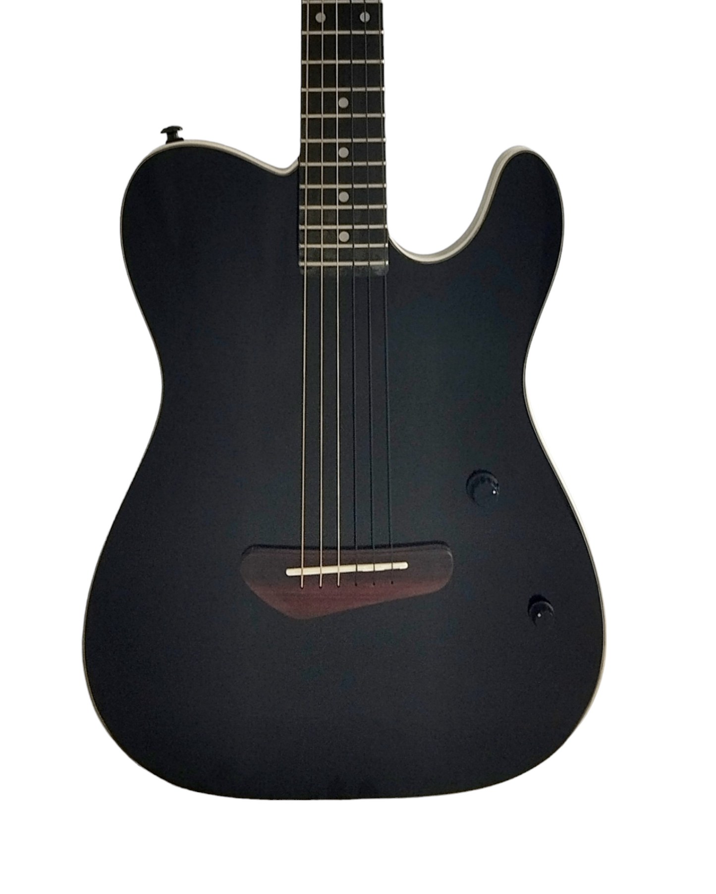 Haze Steel String Piezo Solid Mahogany body HTL Electric Guitar - Black MRE600EQBK