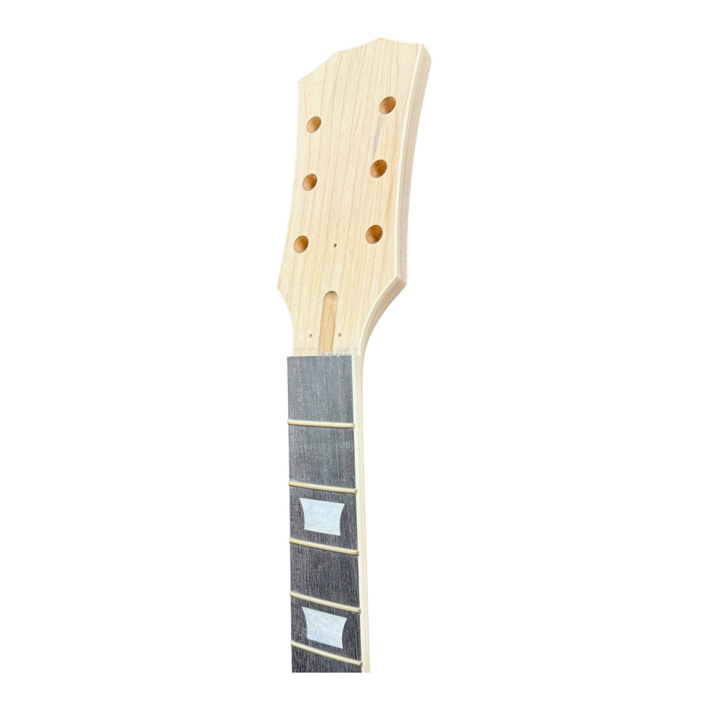 E329DIY Semi-Hollow Basswood Body Maple Set-Neck HLP H-H Electric Guitar DIY Kit - Complete No-Soldering w/ 3-Ply Ebony Trims & Chrome Hardware
