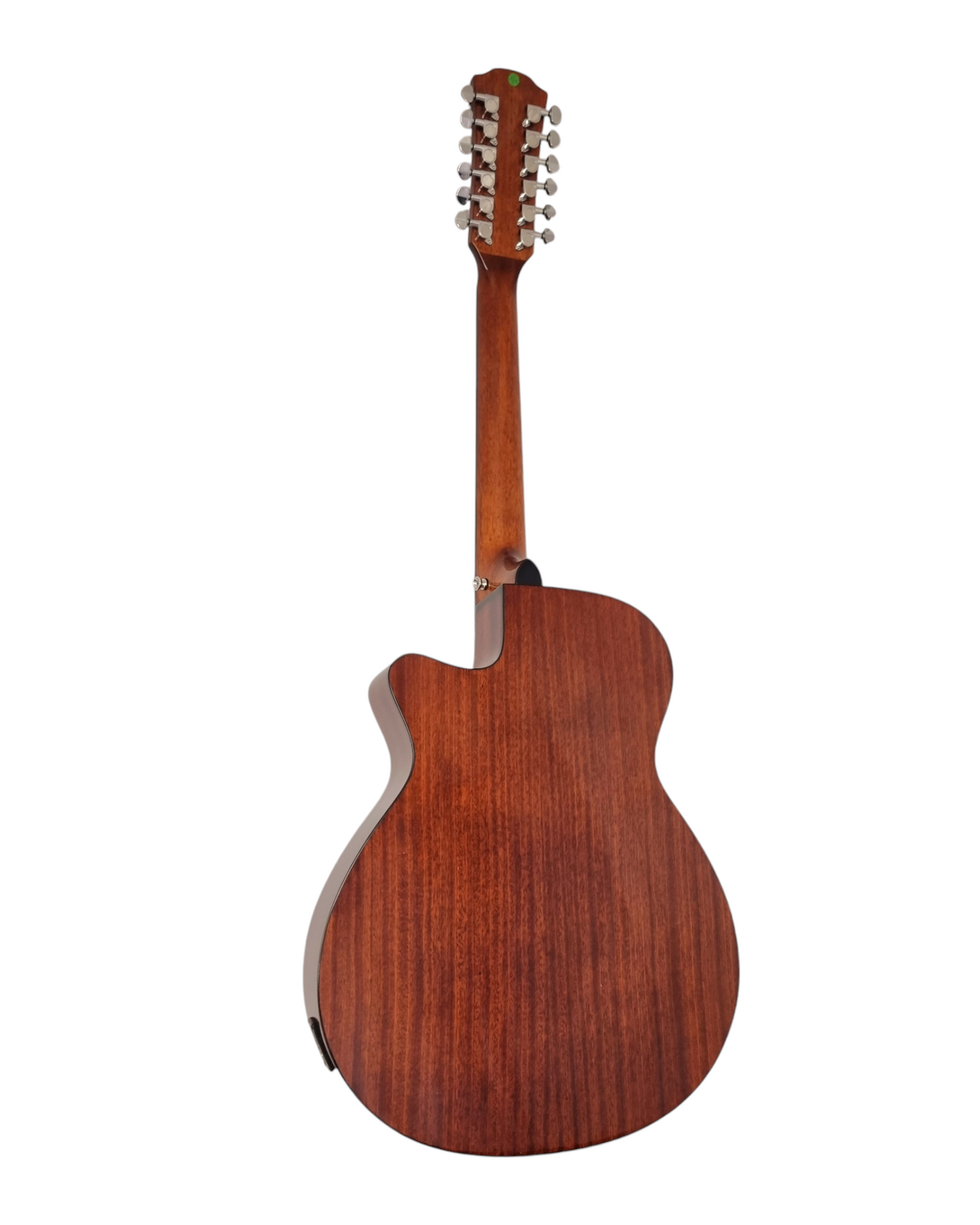 Haze SDG82812CHEQNB Hybrid Acoustic – Electric 12 string Guitars Humbucker Saddle Height Adjustable - Brown