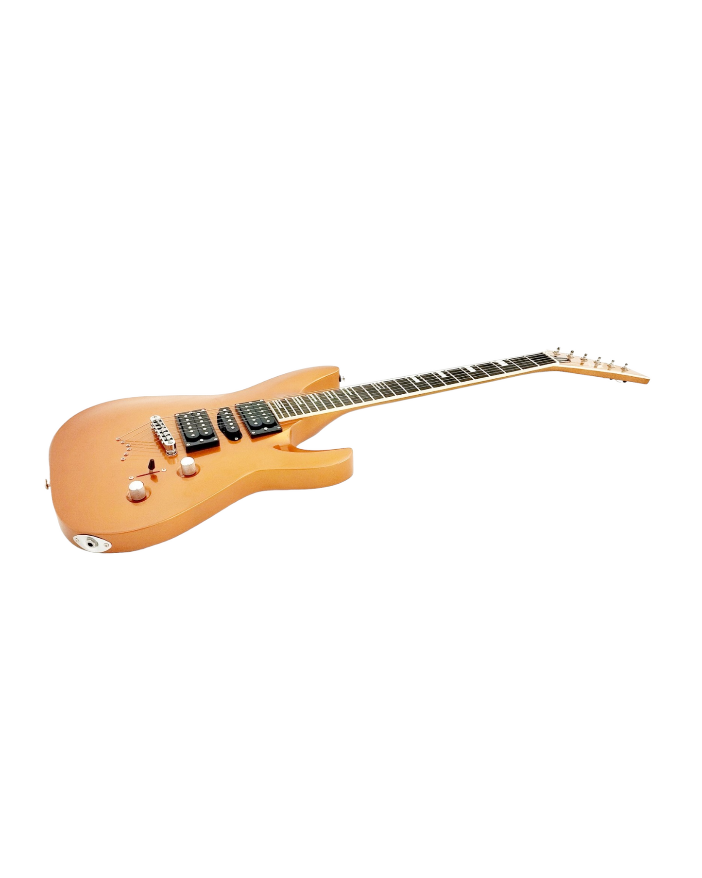 Haze Neck-Thru HSH String-Thru HAX Electric Guitar - Gold SEG258GD