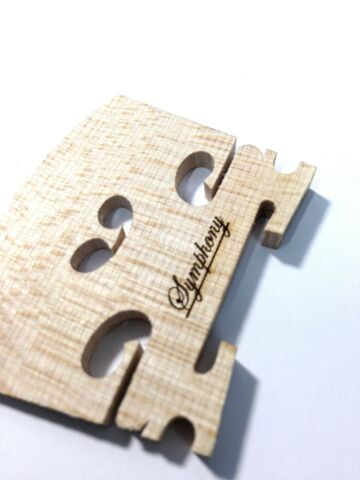 Symphony 1/4, 1/2, 3/4, 4/4 Maple Wood Violin Bridge. SVB12