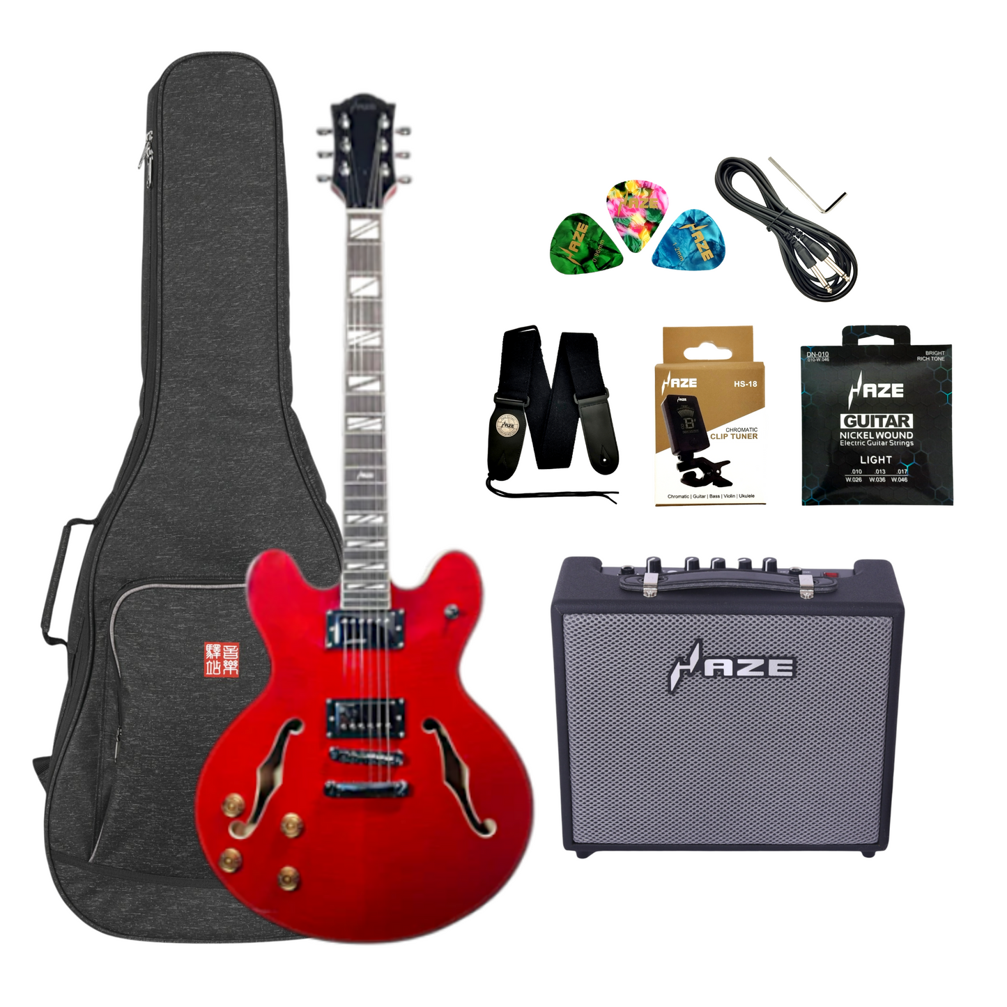 Haze SEG272 Electric Guitar Starter Bundle