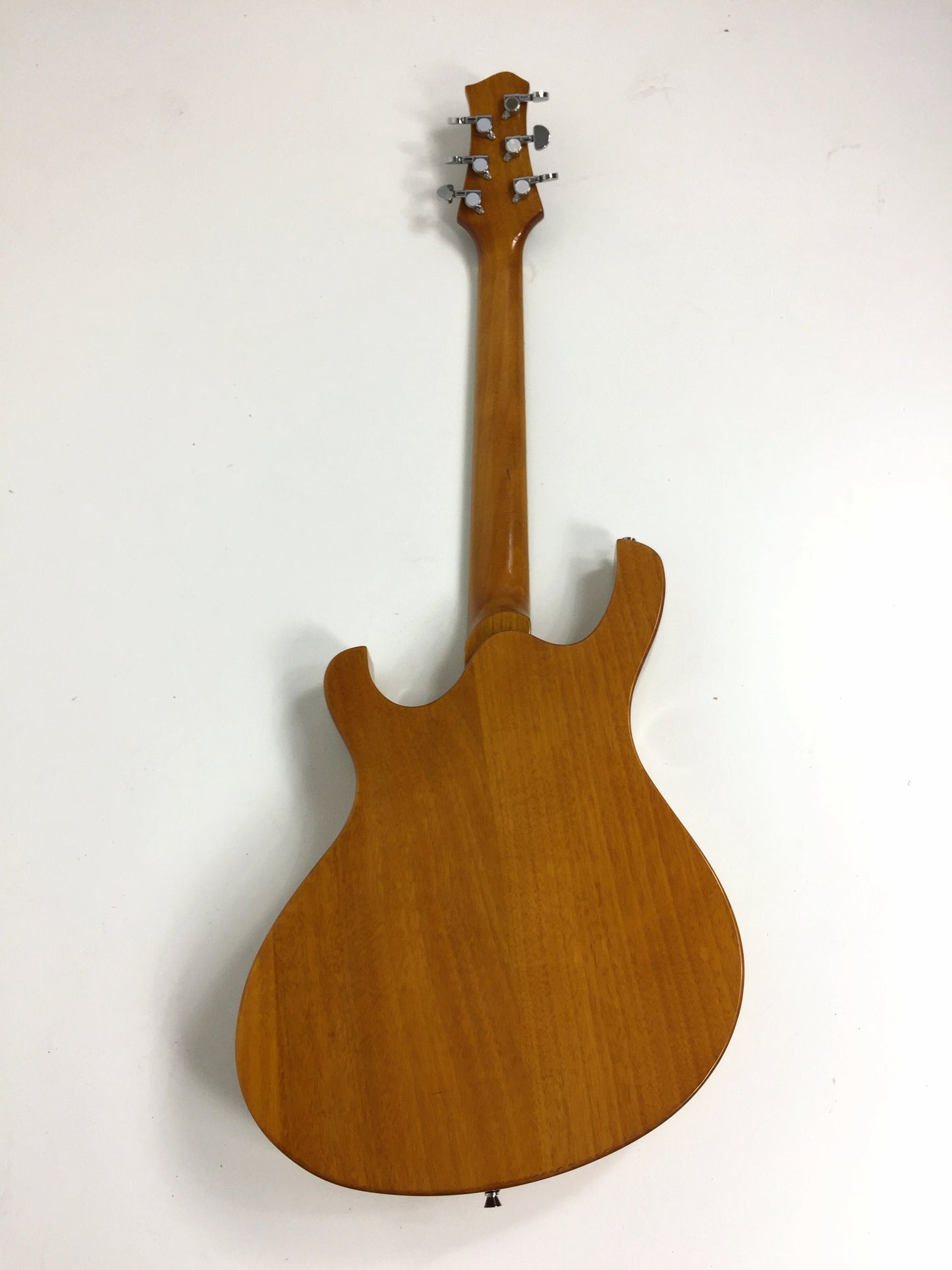 Haze Semi-Hollow Double-Cut Offset HES Electric Guitar - Yellow HD348TN