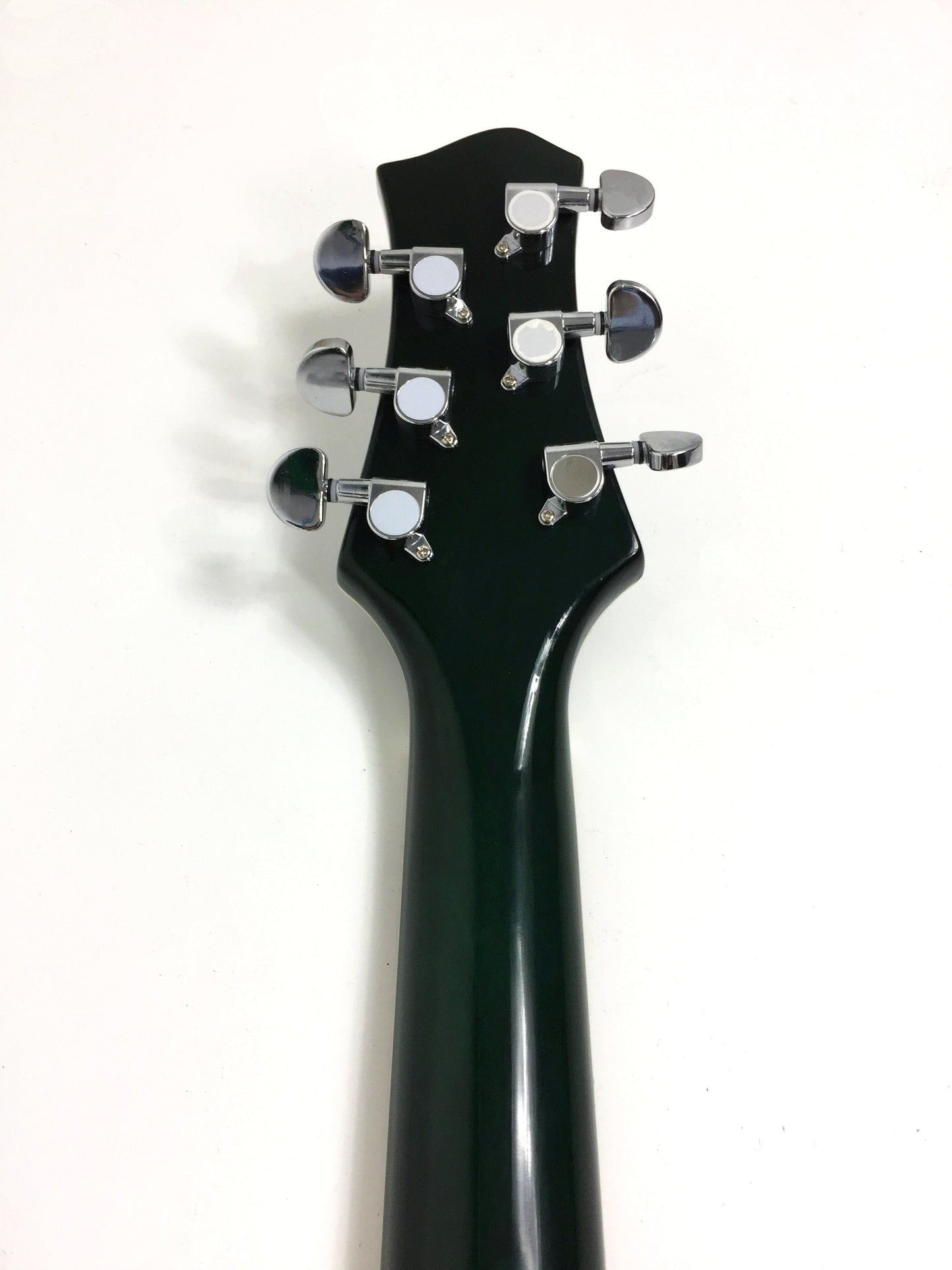 Haze Semi-Hollow Double-Cut Offset HES Electric Guitar - Green HD348TGN