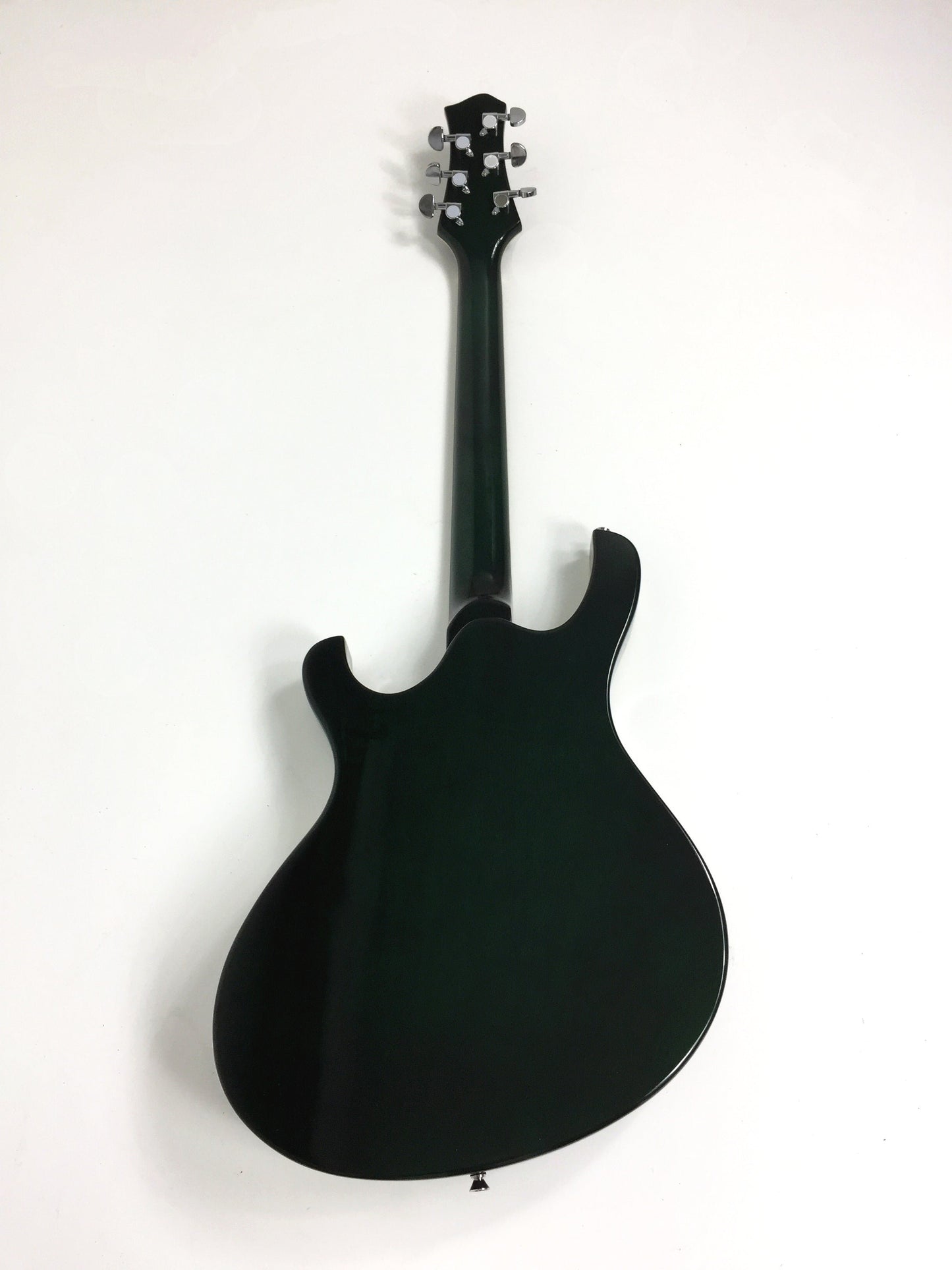 Haze Semi-Hollow Double-Cut Offset HES Electric Guitar - Green HD348TGN