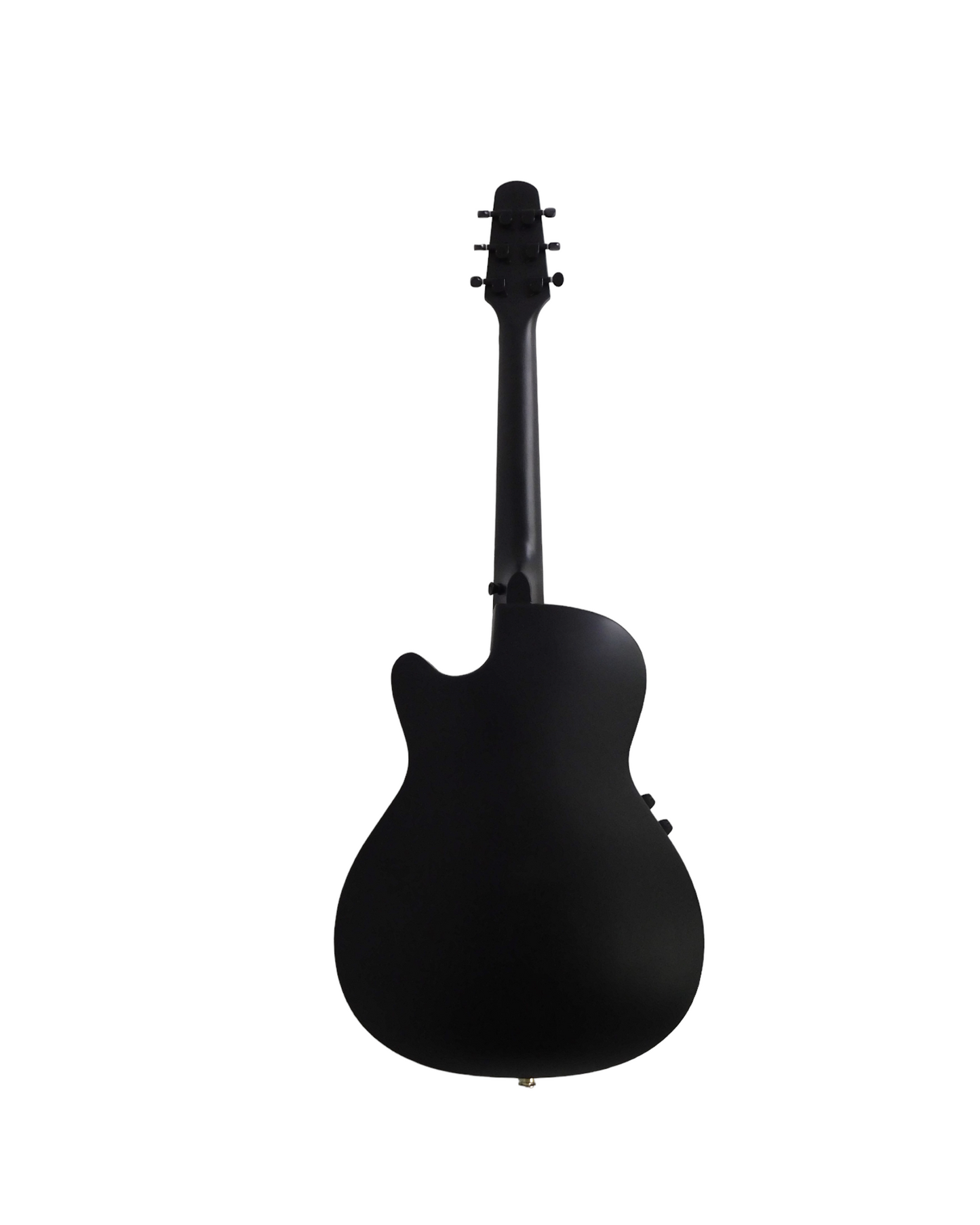 Haze Roundback 3/4 Traveller Built-In Pickups Acoustic Guitar - Black HSDP836CEQMBK