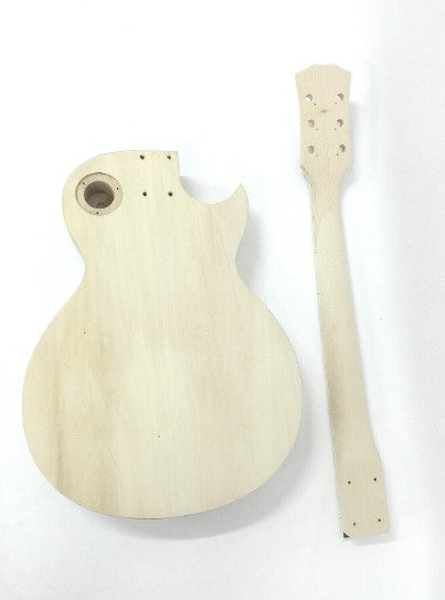 Left Handed Haze 239ADIYPBLH Left-Handed Semi-Hollow Electric Guitar DIY -E239PBDIYLHBBB2